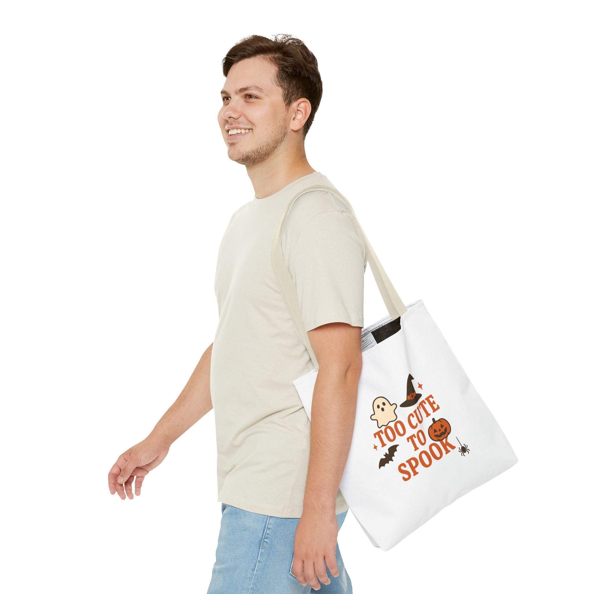 Too Cute to Spook- Halloween Tote Bag