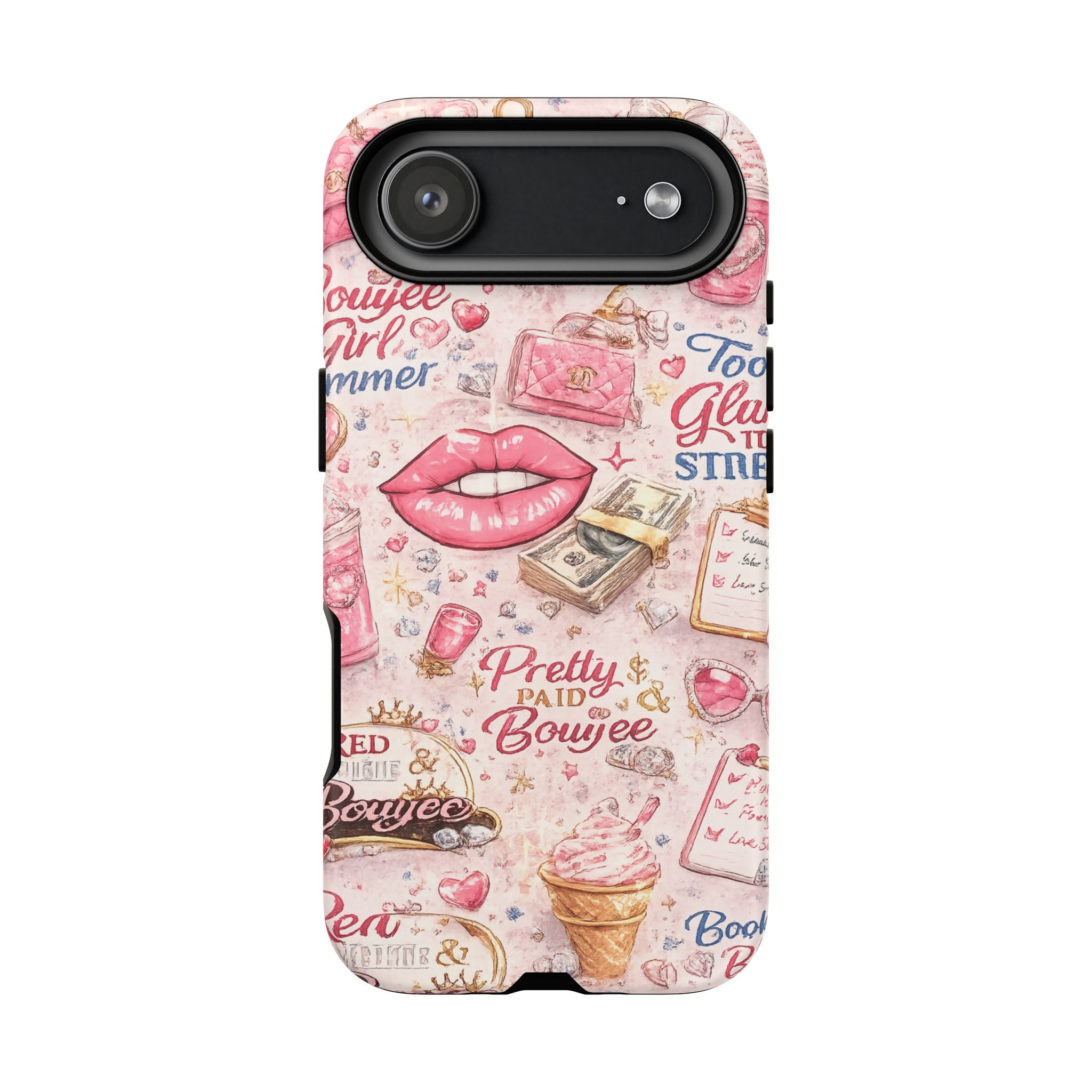 Pink Pretty and Boujee Junk Phone Case