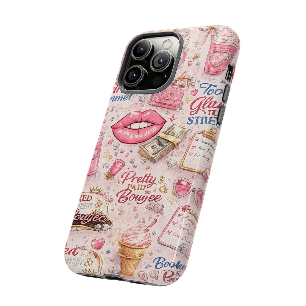 Pink Pretty and Boujee Junk Phone Case
