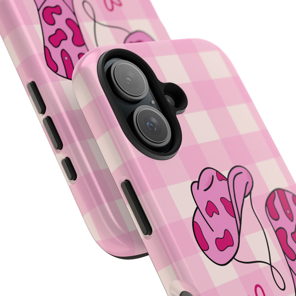Pink Cowgirl Boots Phone Case
