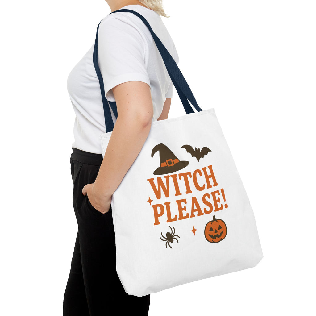 Witch Please, Trick or Treat Halloween Tote Bag
