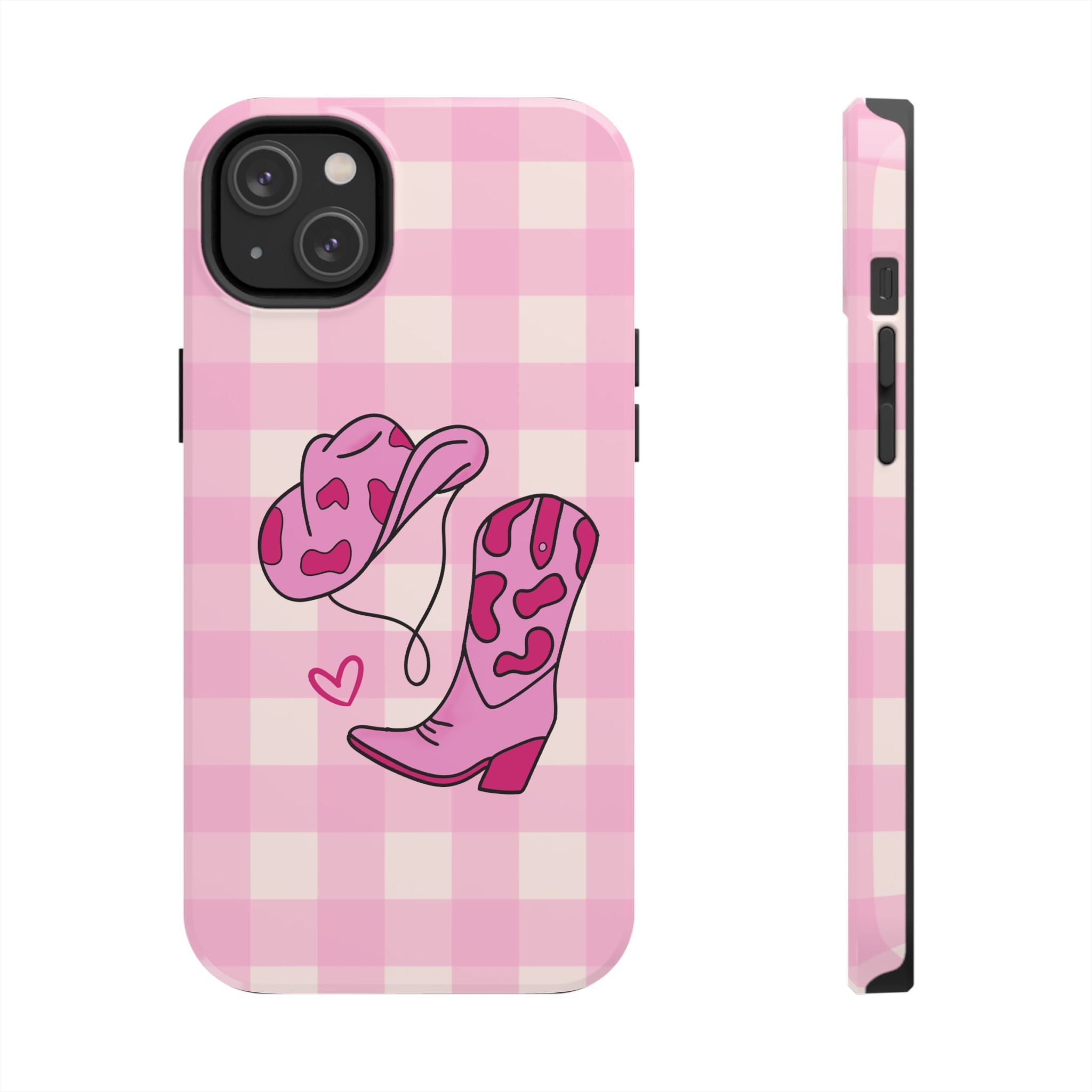 Pink Cowgirl Boots Phone Case