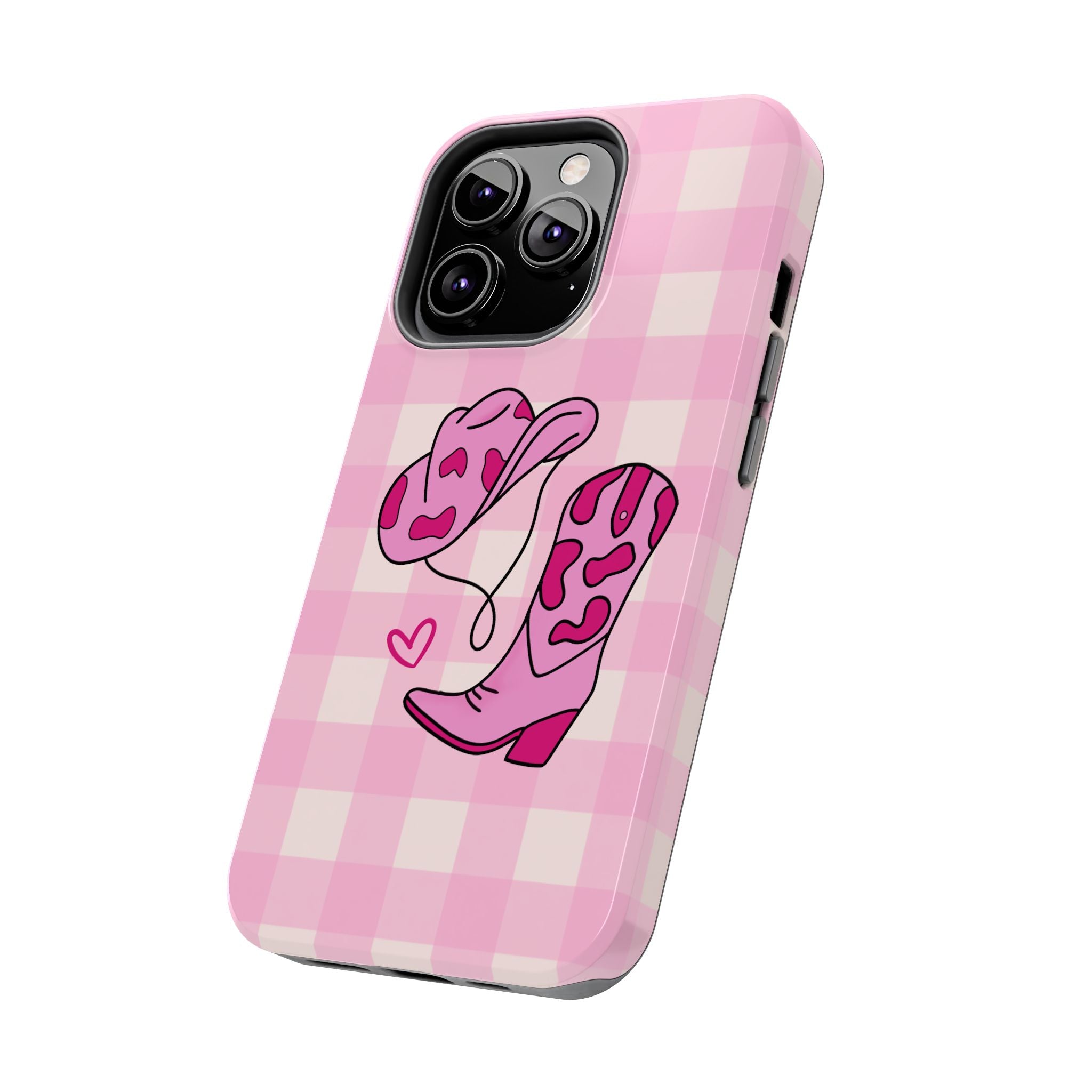 Pink Cowgirl Boots Phone Case