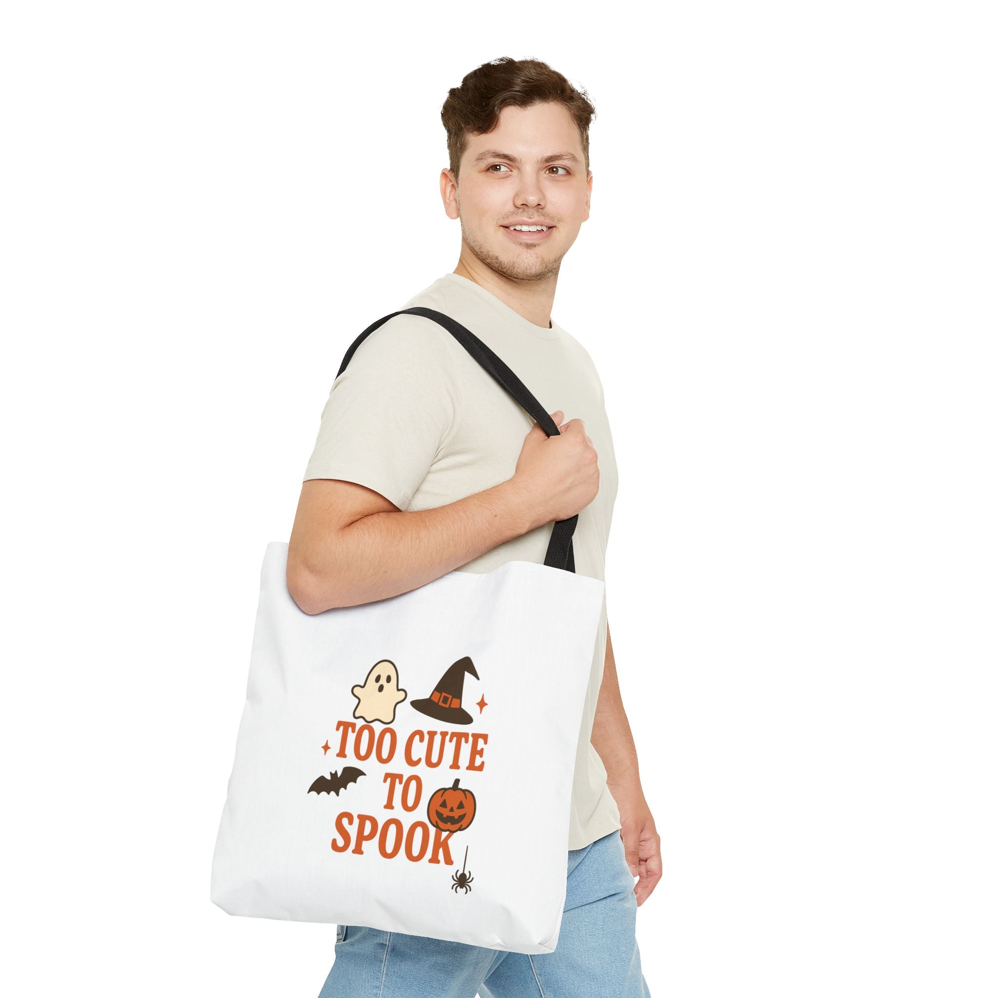 Too Cute to Spook- Halloween Tote Bag