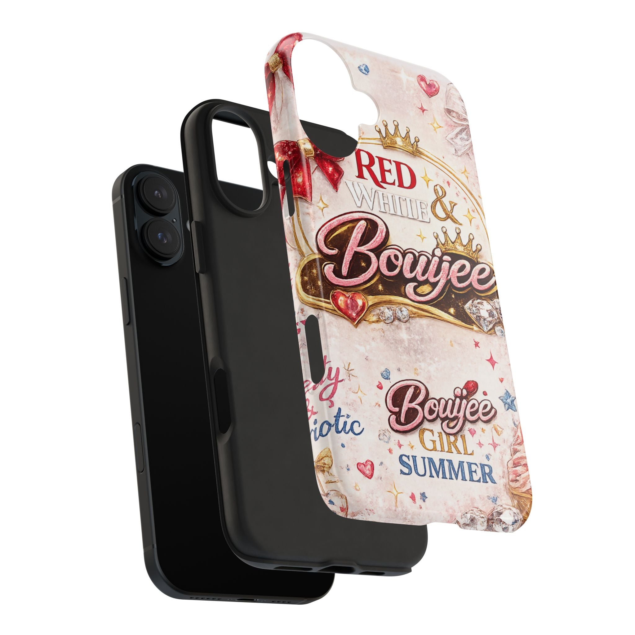 Red White & BouIjee Junk Phone Case