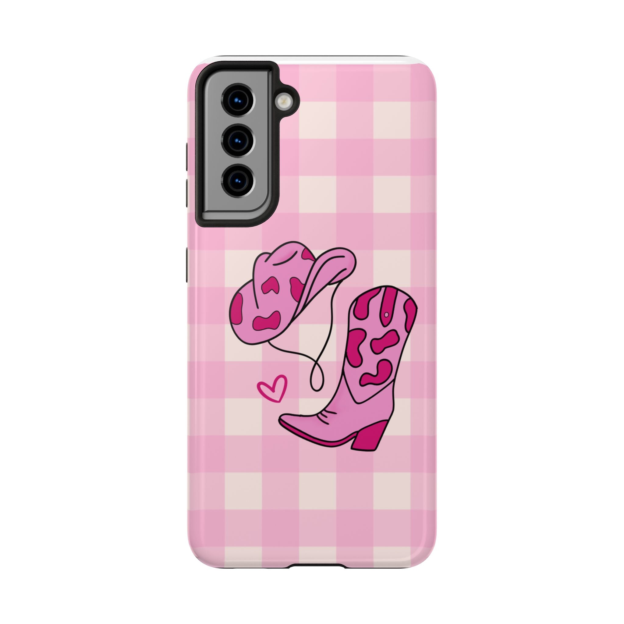Pink Cowgirl Boots Phone Case