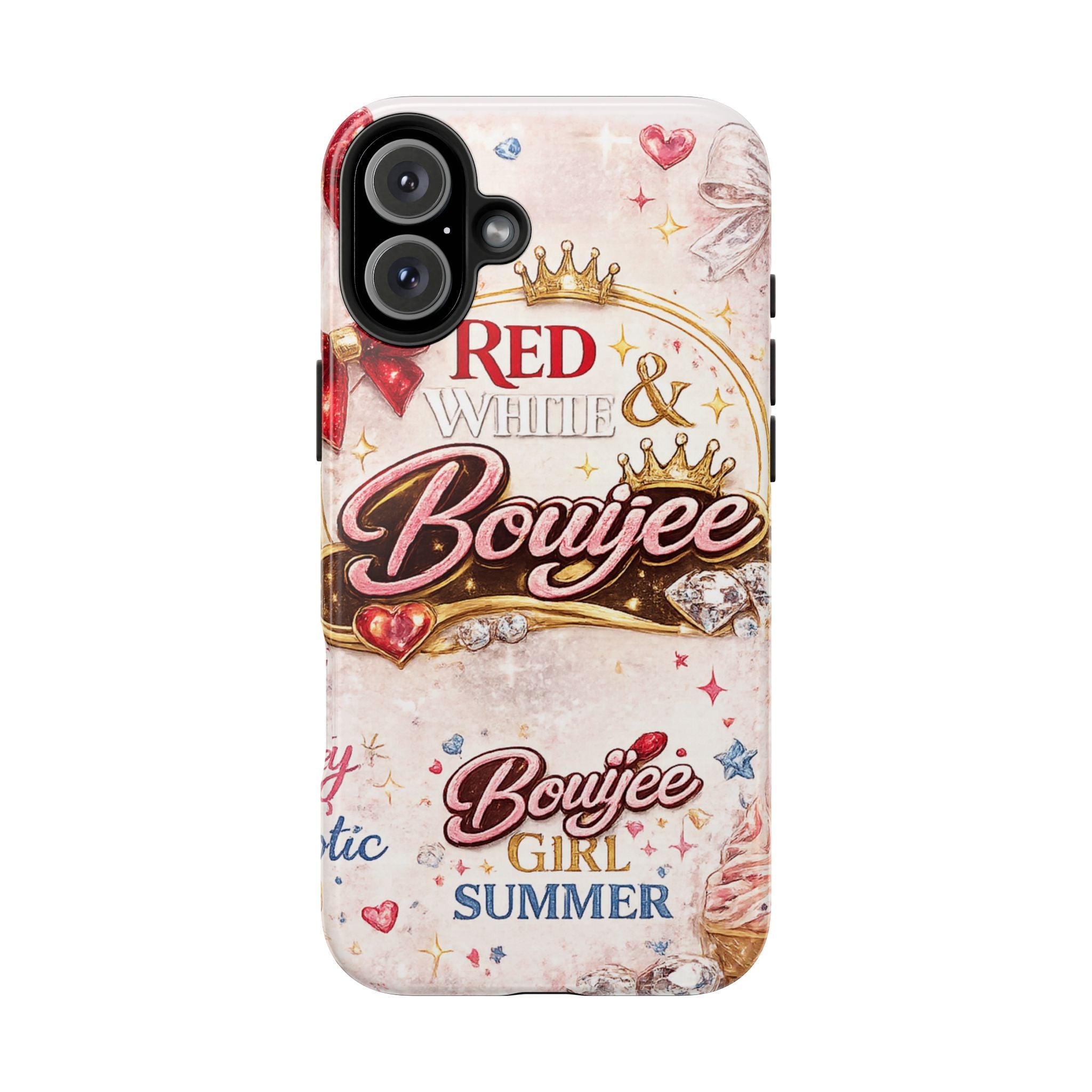 Red White & BouIjee Junk Phone Case