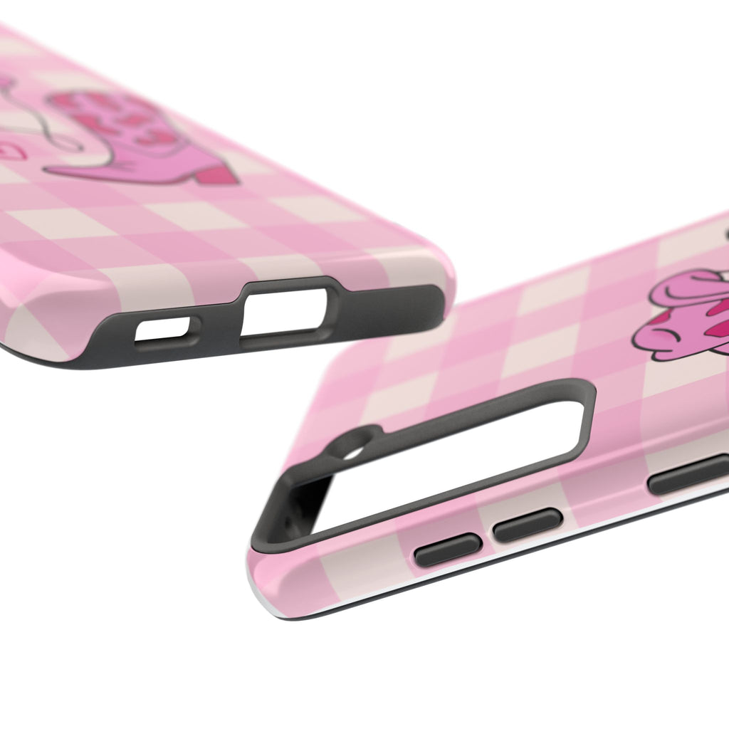 Pink Cowgirl Boots Phone Case