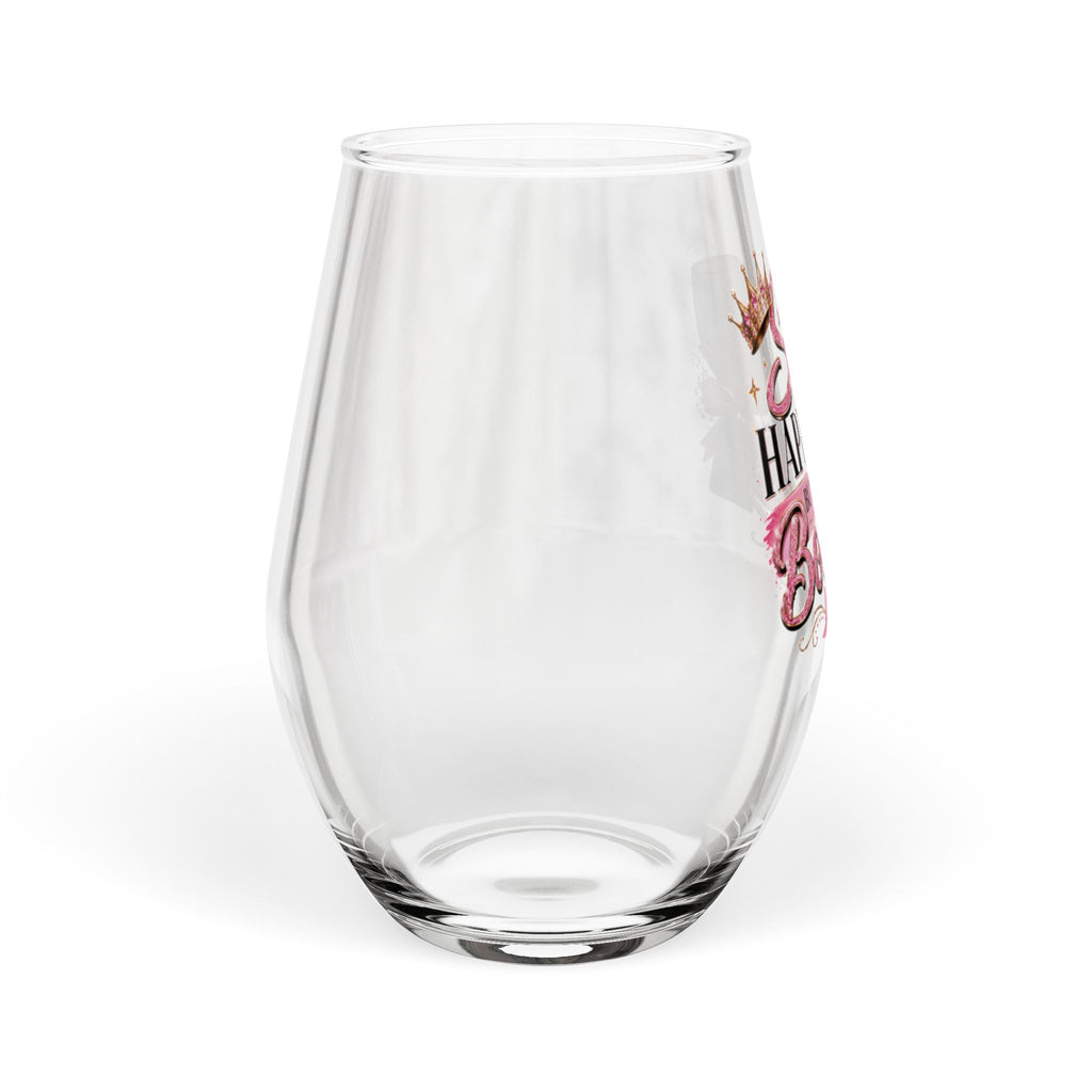Sip Happens but Make it Bouijee Stemless Wine Glass