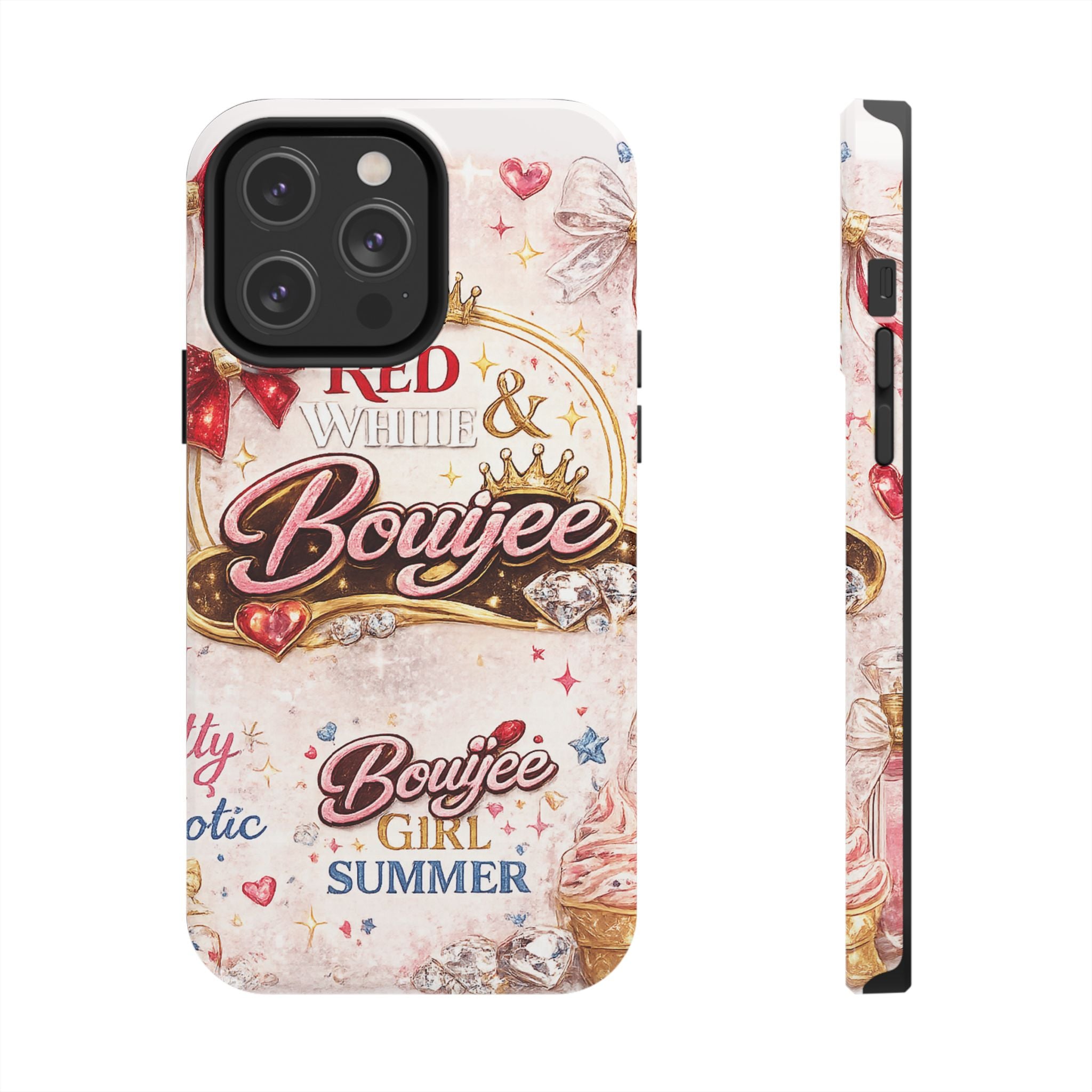 Red White & BouIjee Junk Phone Case
