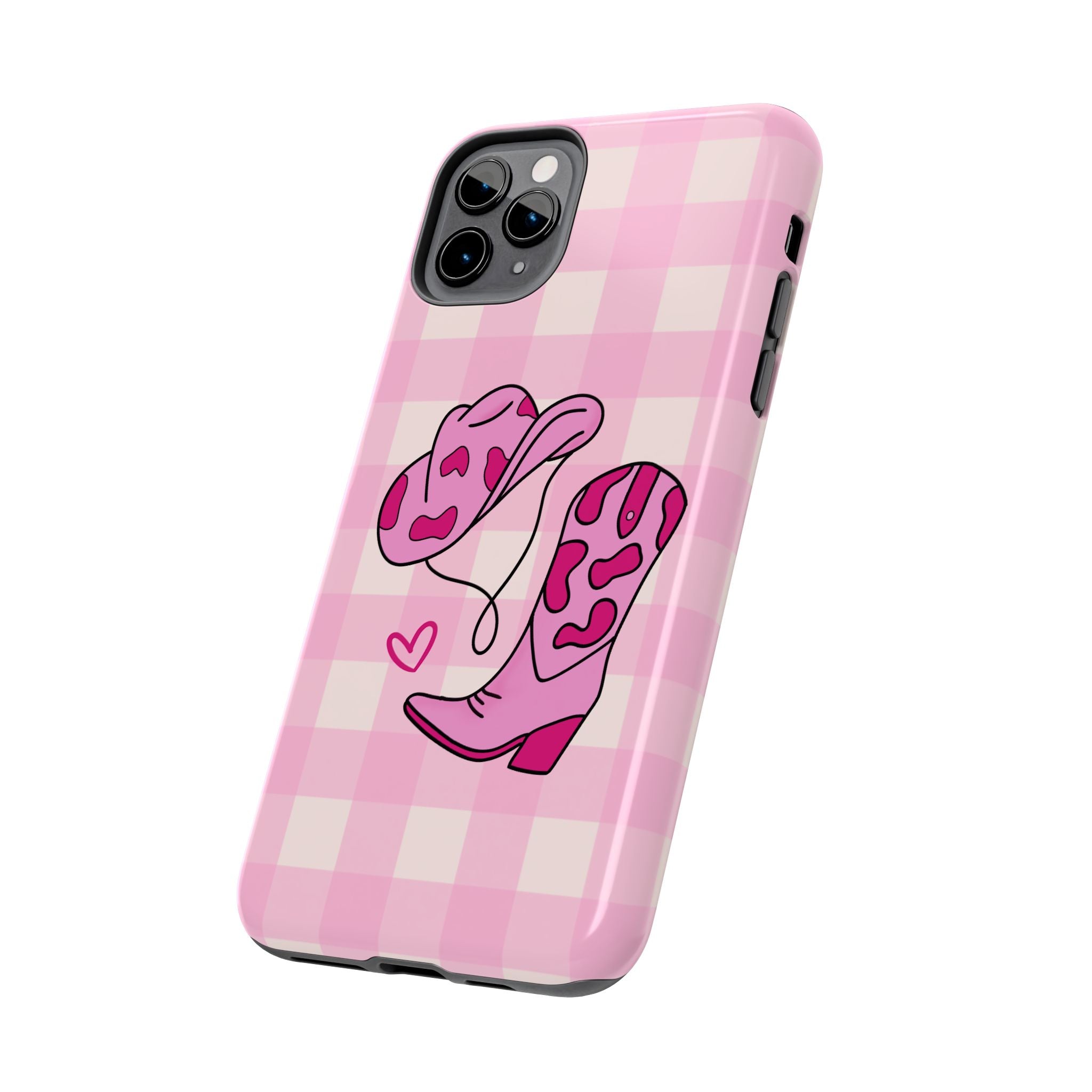 Pink Cowgirl Boots Phone Case
