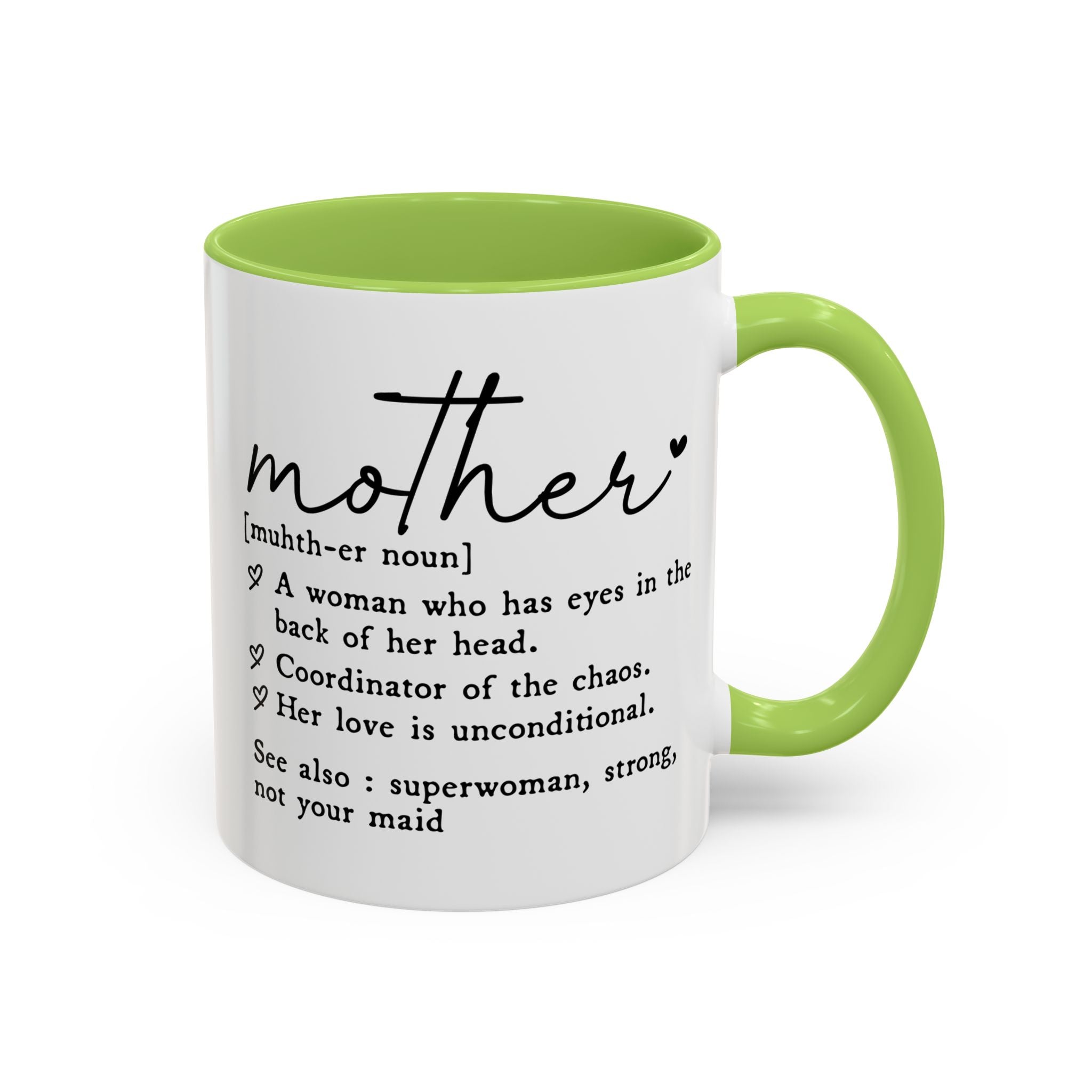 Mother’s Definition Accent Coffee Mug