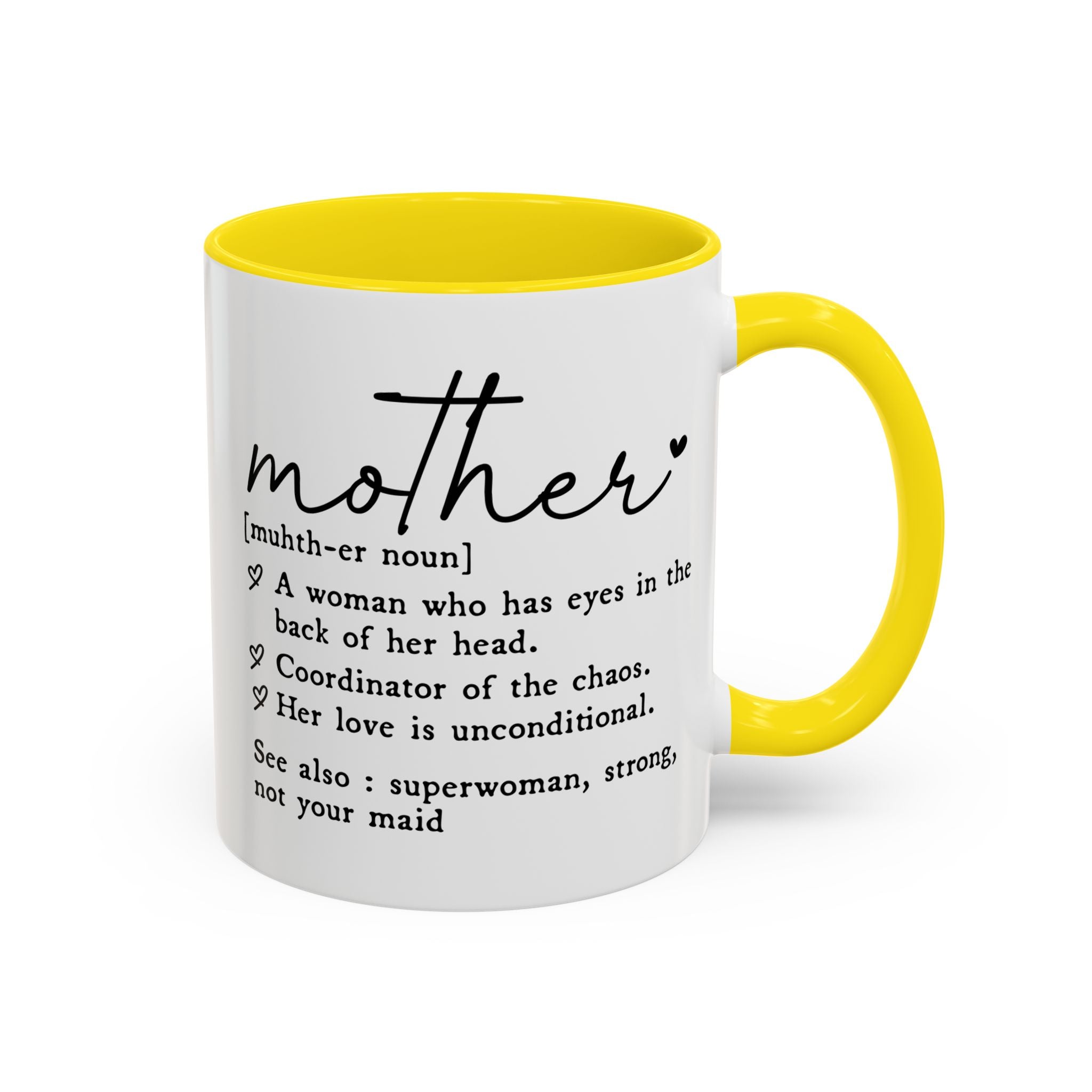 Mother’s Definition Accent Coffee Mug