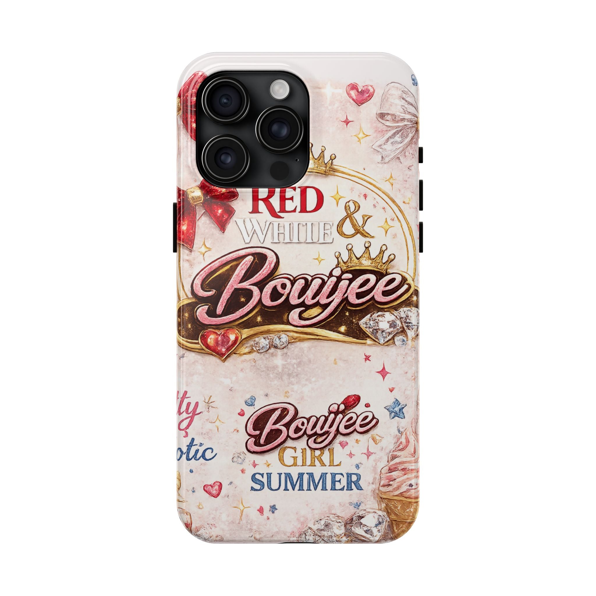 Red White & BouIjee Junk Phone Case