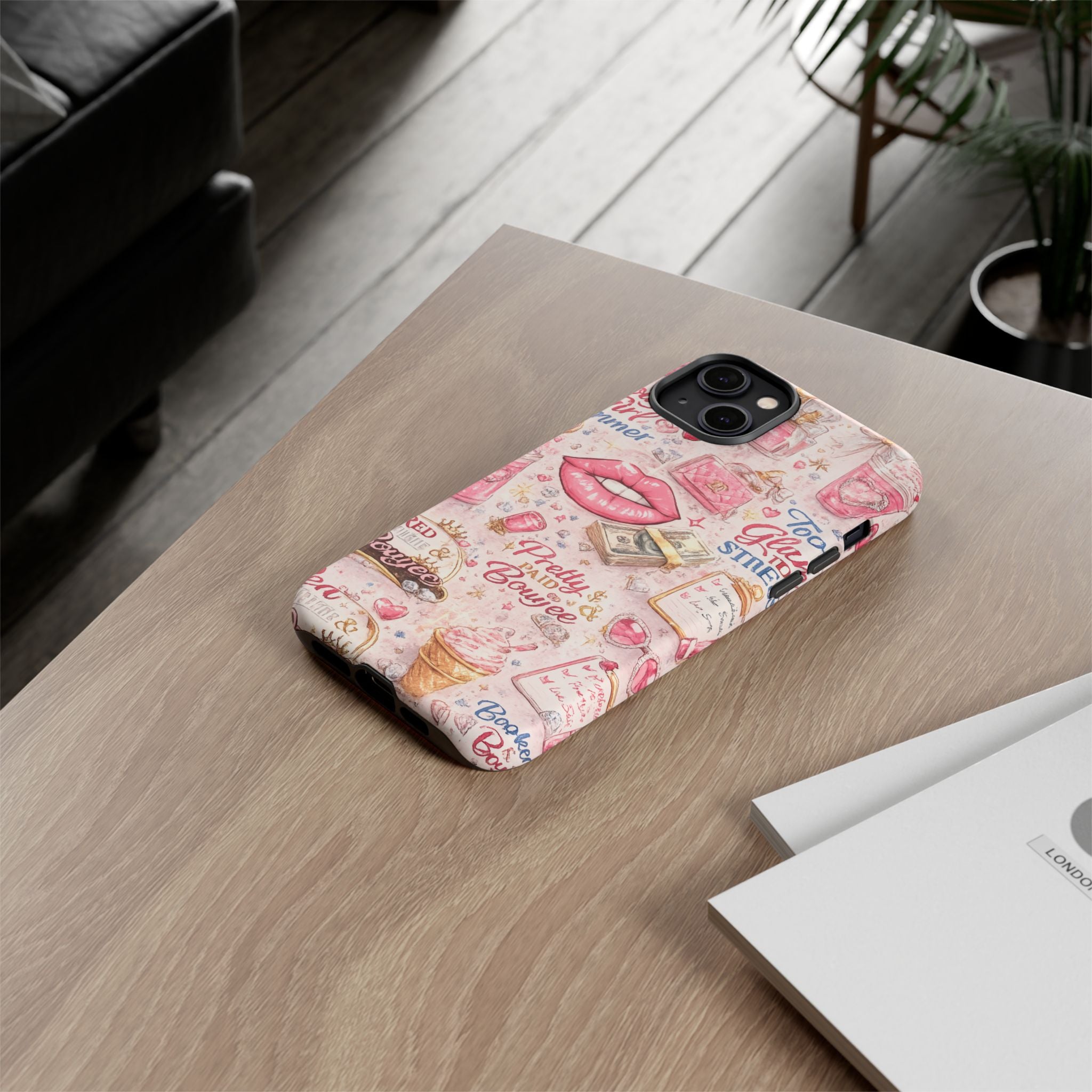 Pink Pretty and Boujee Junk Phone Case