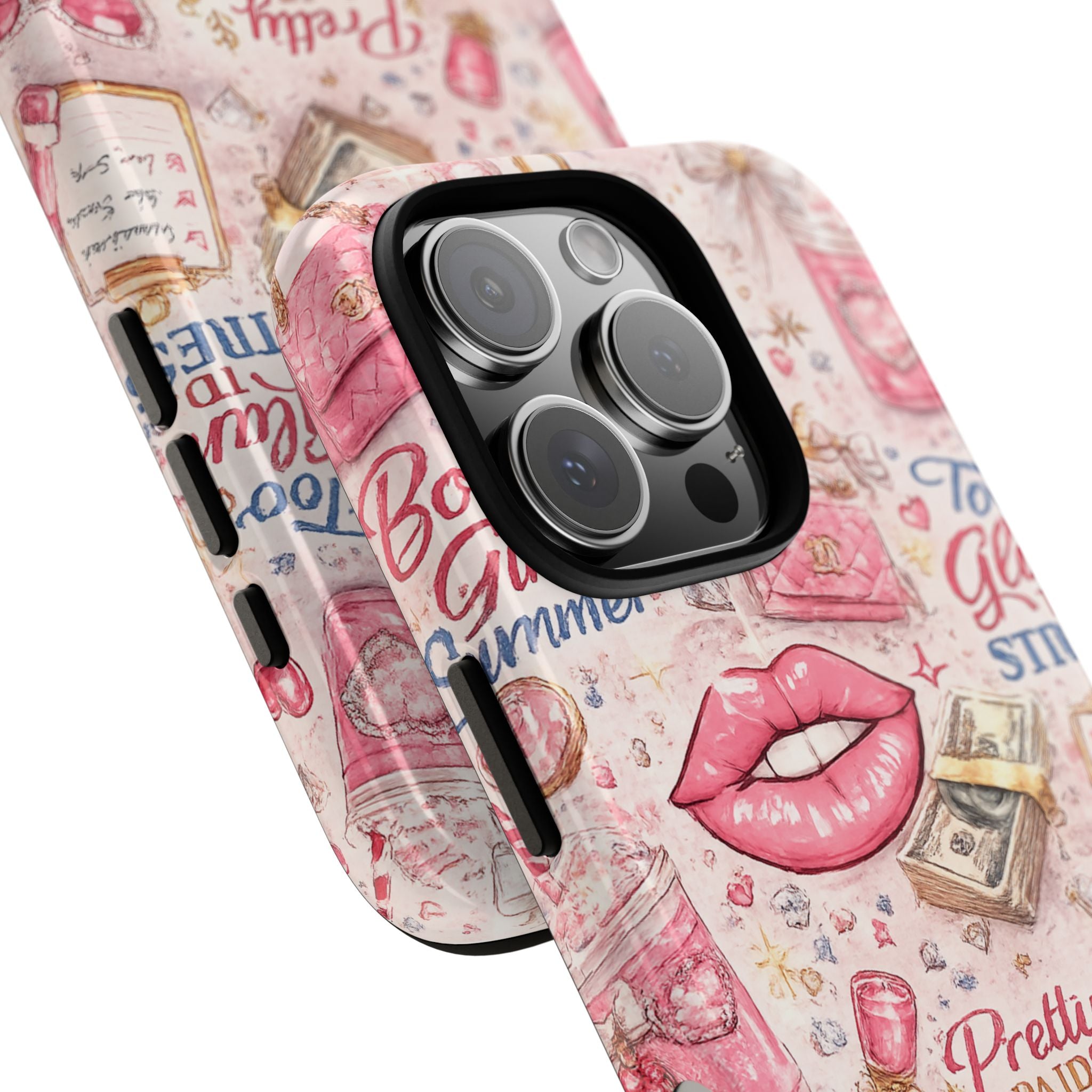 Pink Pretty and Boujee Junk Phone Case