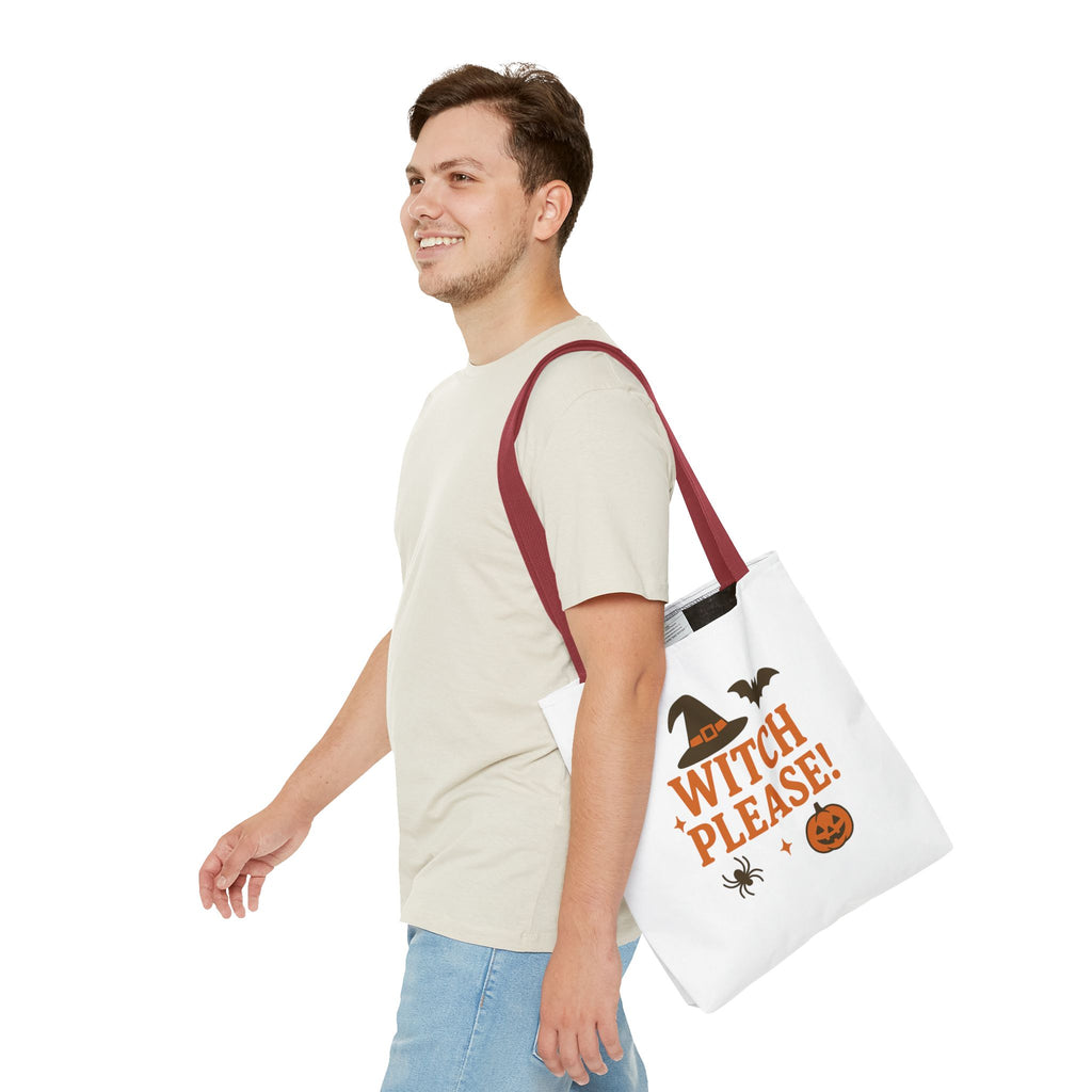 Witch Please, Trick or Treat Halloween Tote Bag
