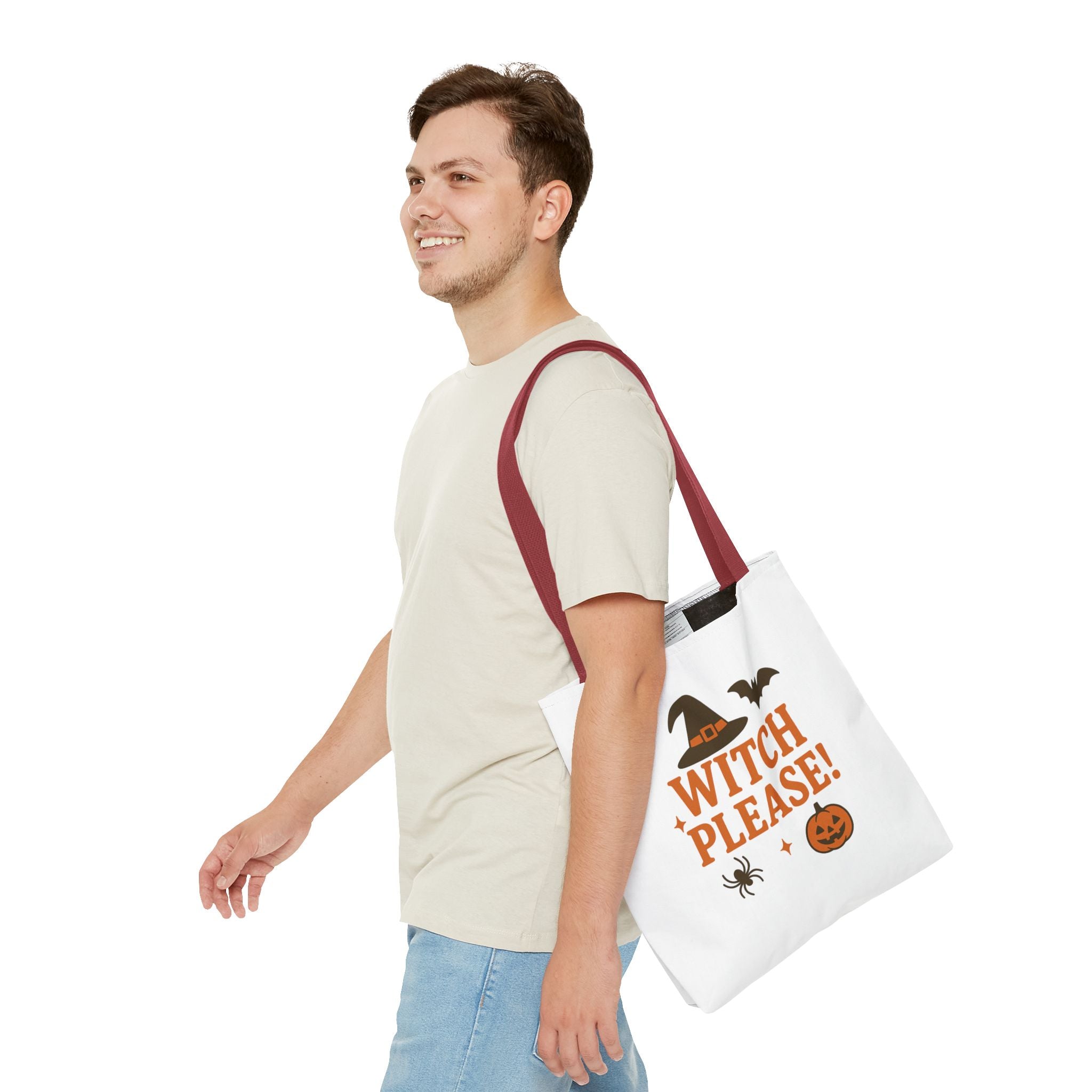 Witch Please, Trick or Treat Halloween Tote Bag