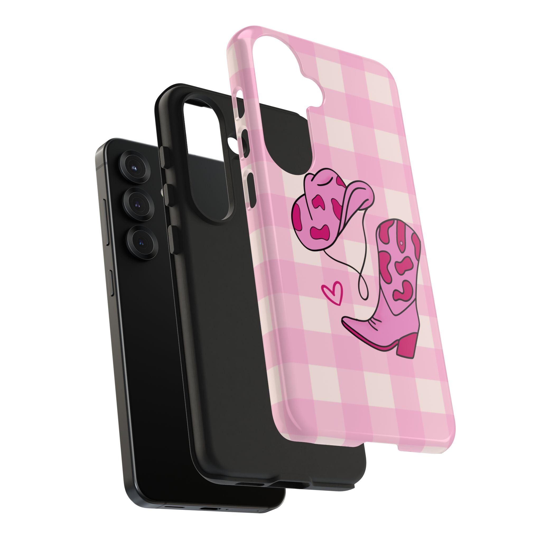 Pink Cowgirl Boots Phone Case