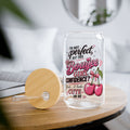 Bouijee Girl Confidence Sipper Glass — 16oz