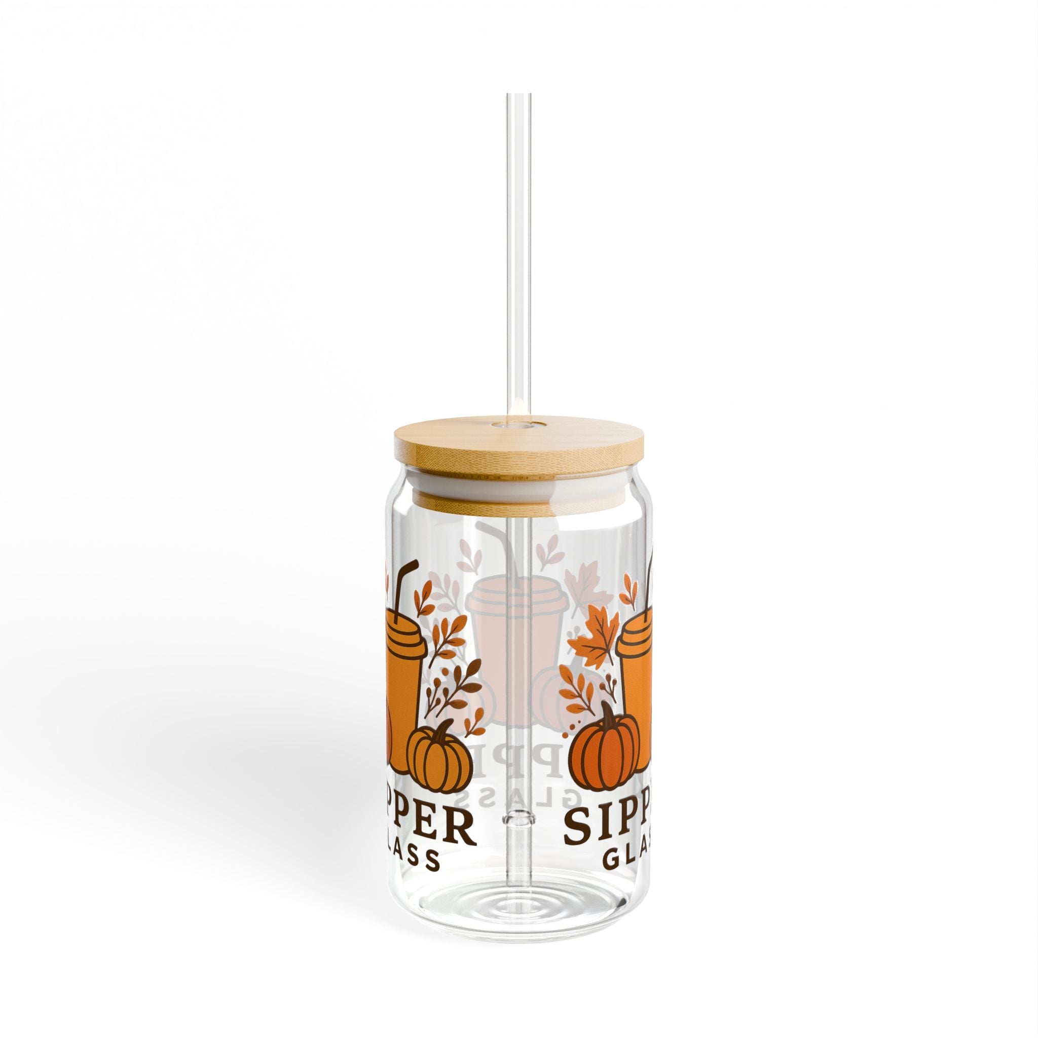 Fall Sipper Glass