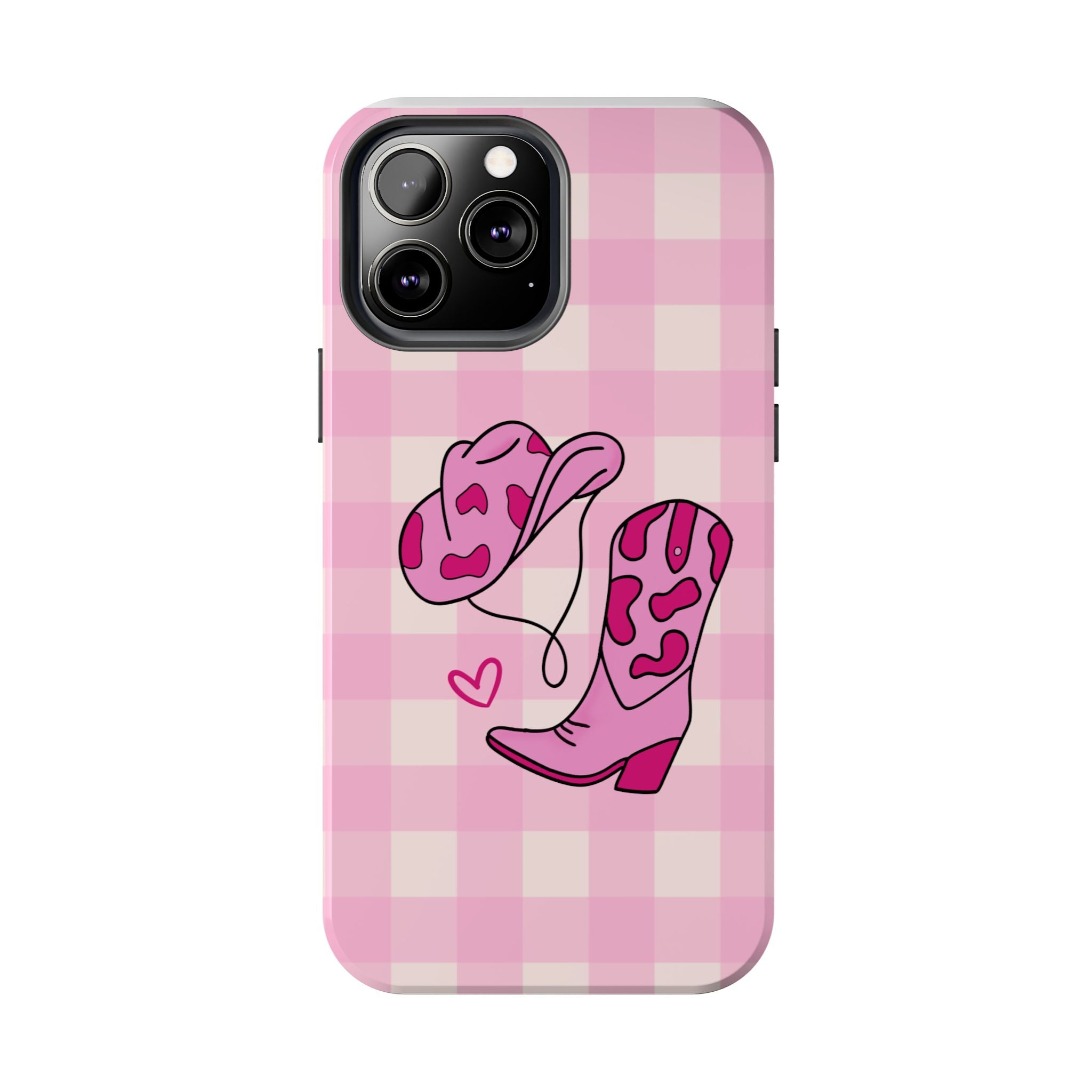Pink Cowgirl Boots Phone Case