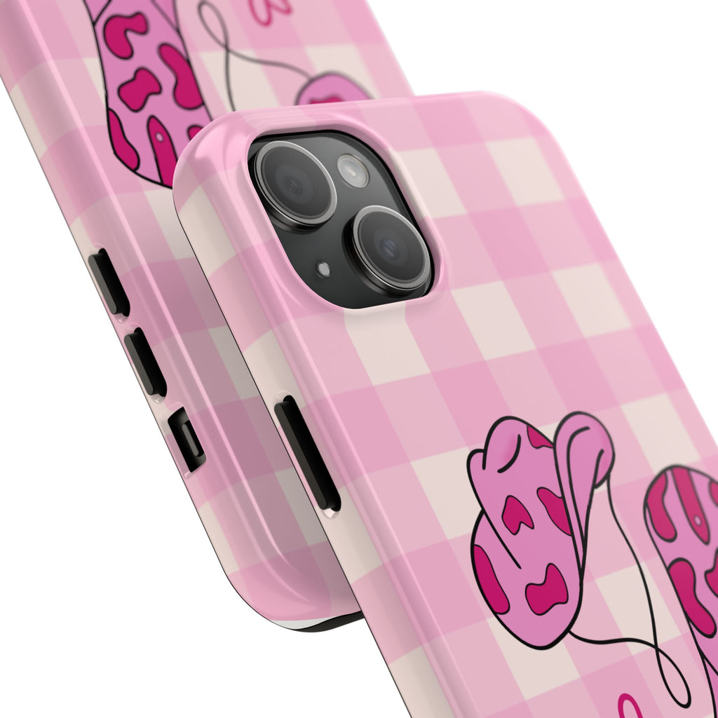Pink Cowgirl Boots Phone Case