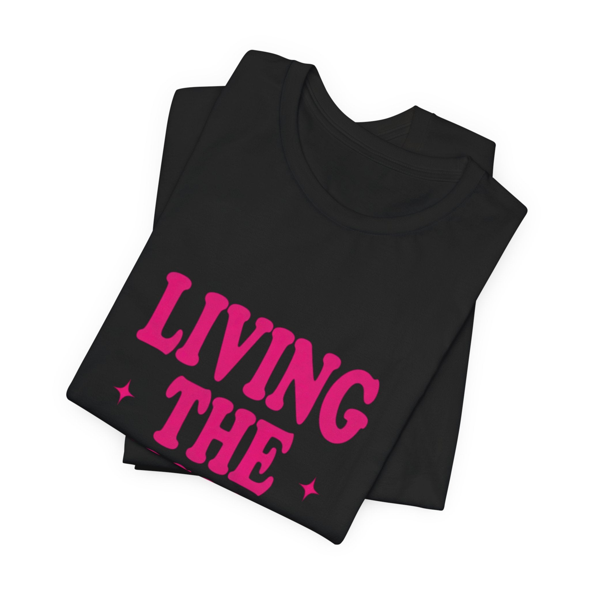 Living The Vision Era Tee | Y2K slogan, nostalgic typography