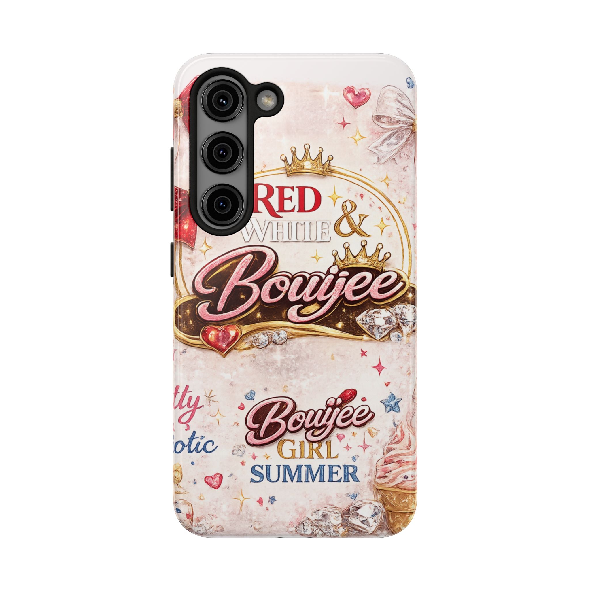 Red White & BouIjee Junk Phone Case