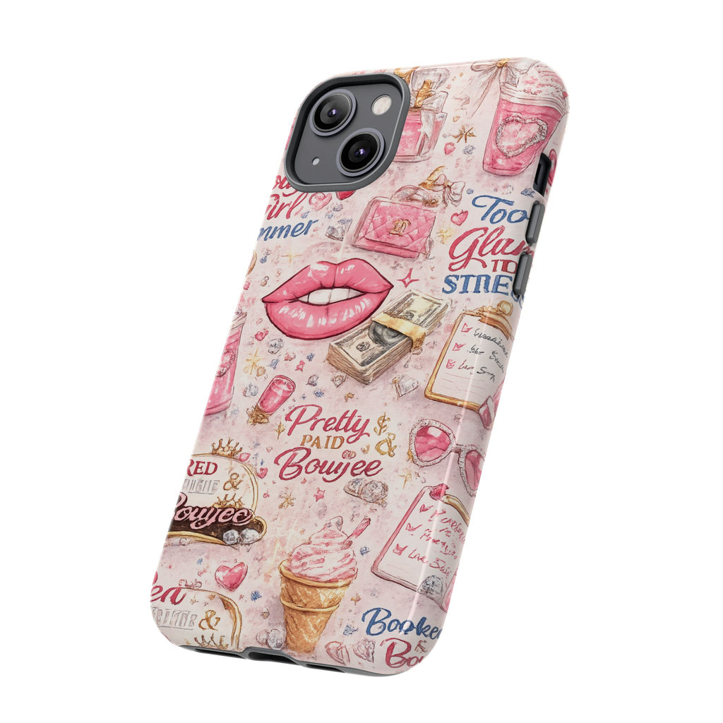 Pink Pretty and Boujee Junk Phone Case