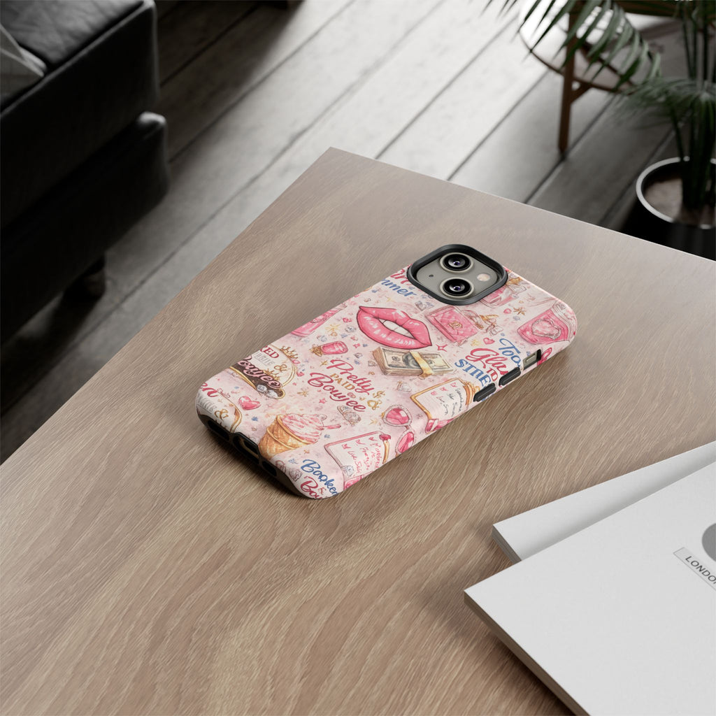 Pink Pretty and Boujee Junk Phone Case