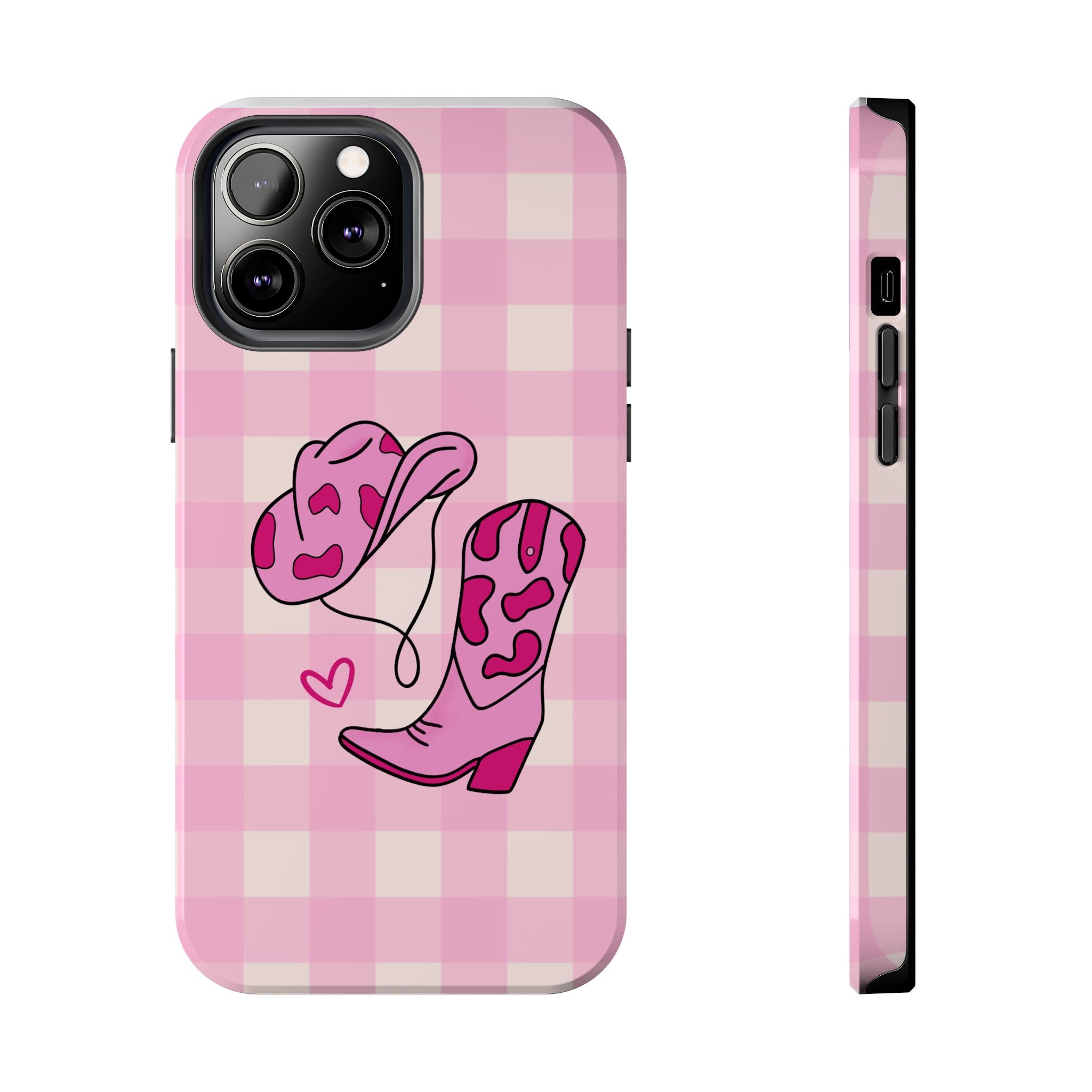 Pink Cowgirl Boots Phone Case