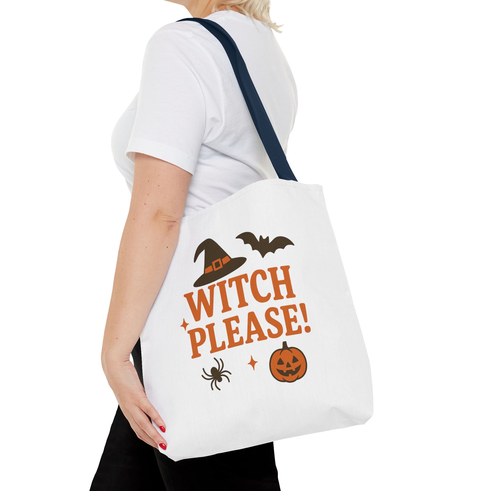 Witch Please, Trick or Treat Halloween Tote Bag
