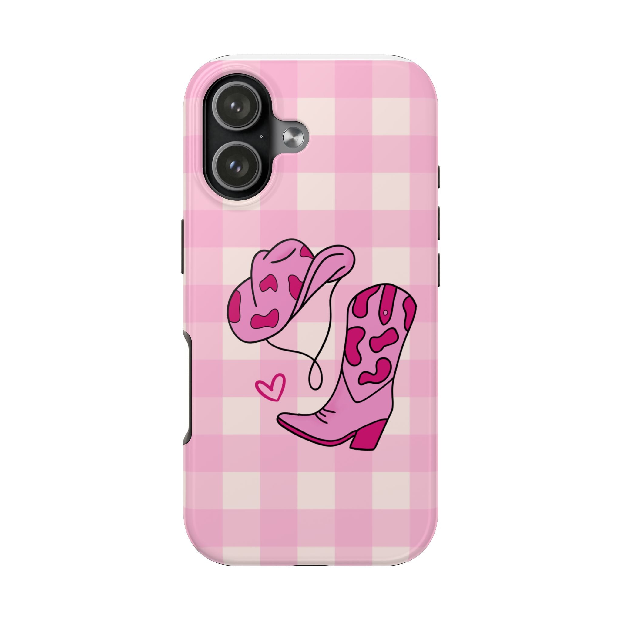 Pink Cowgirl Boots Phone Case