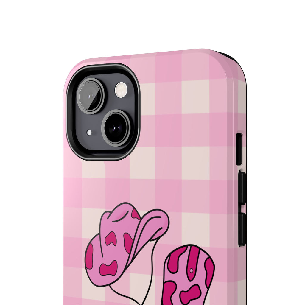 Pink Cowgirl Boots Phone Case