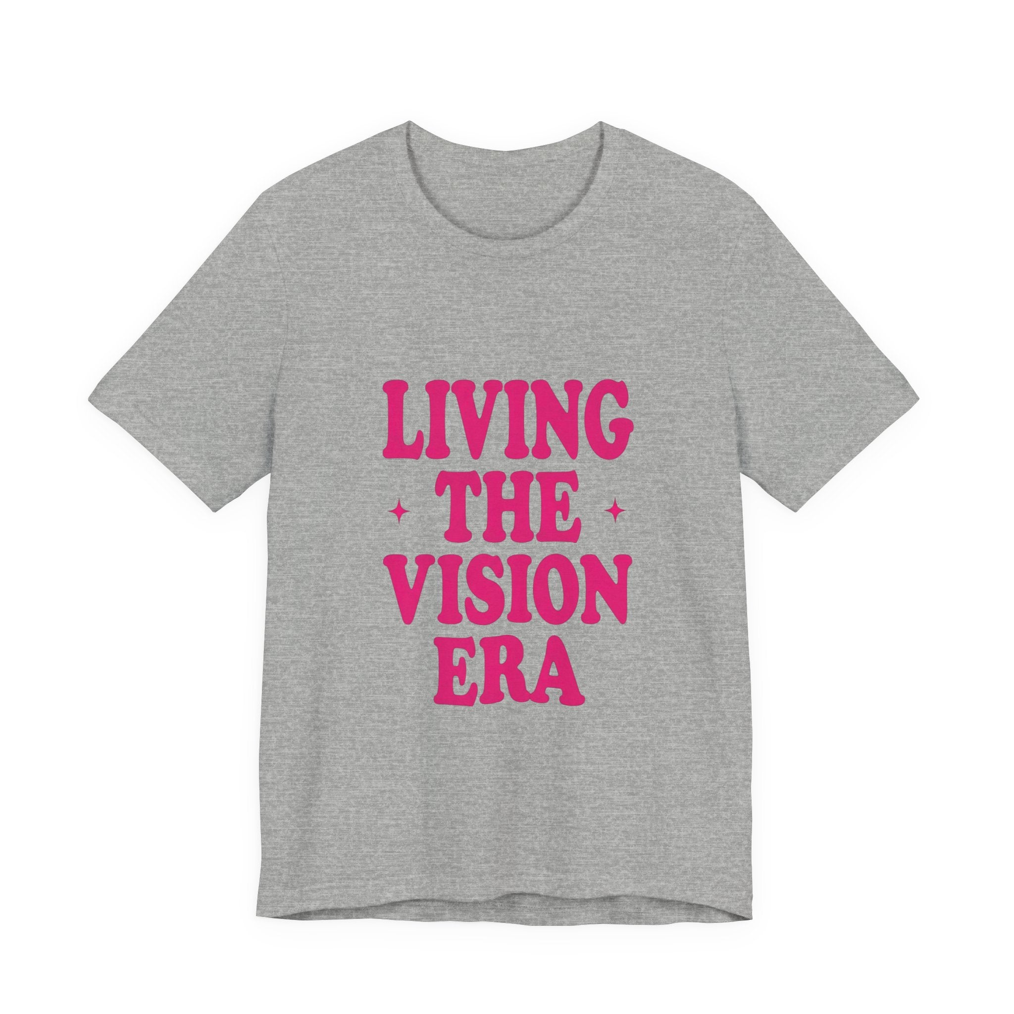 Living The Vision Era Tee | Y2K slogan, nostalgic typography