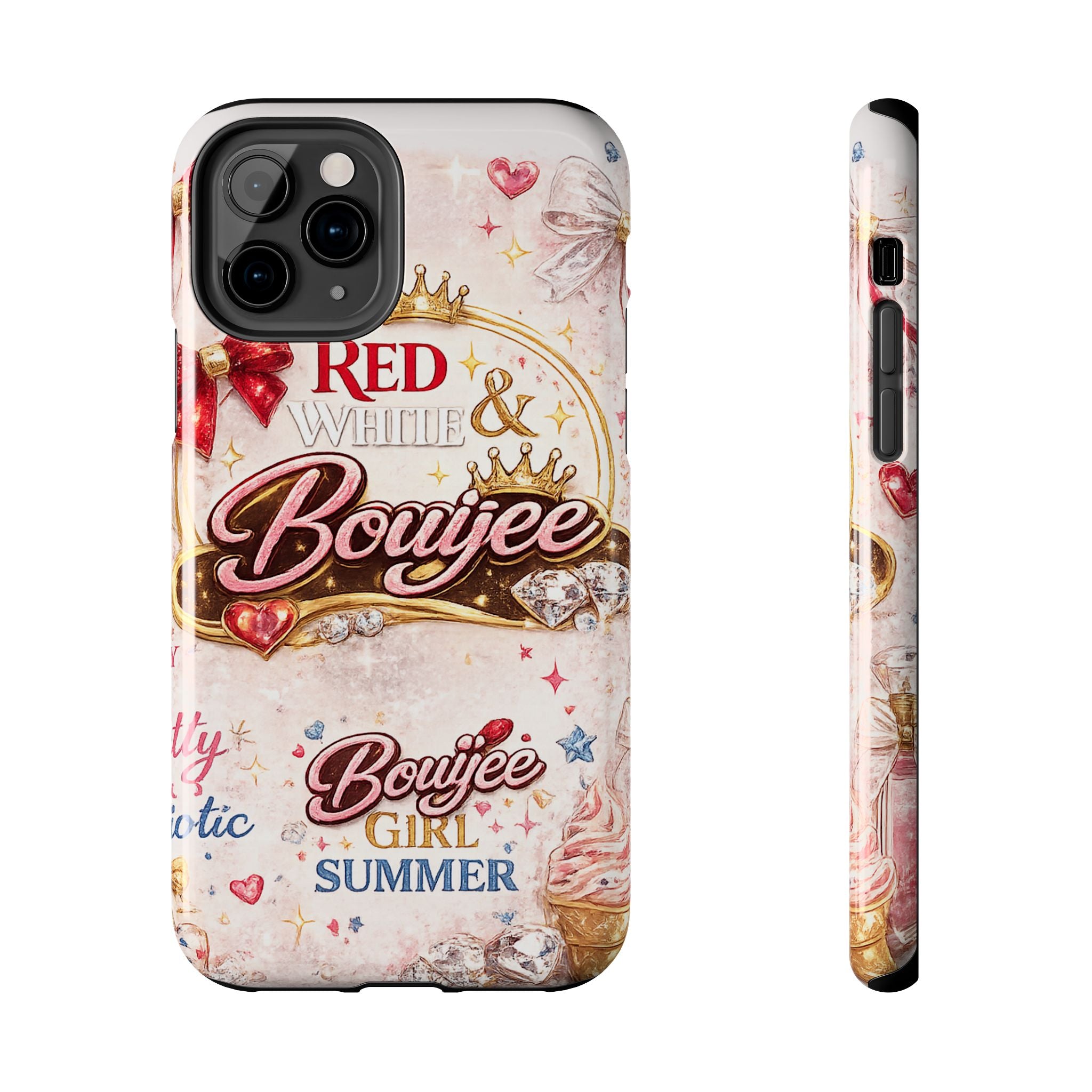 Red White & BouIjee Junk Phone Case