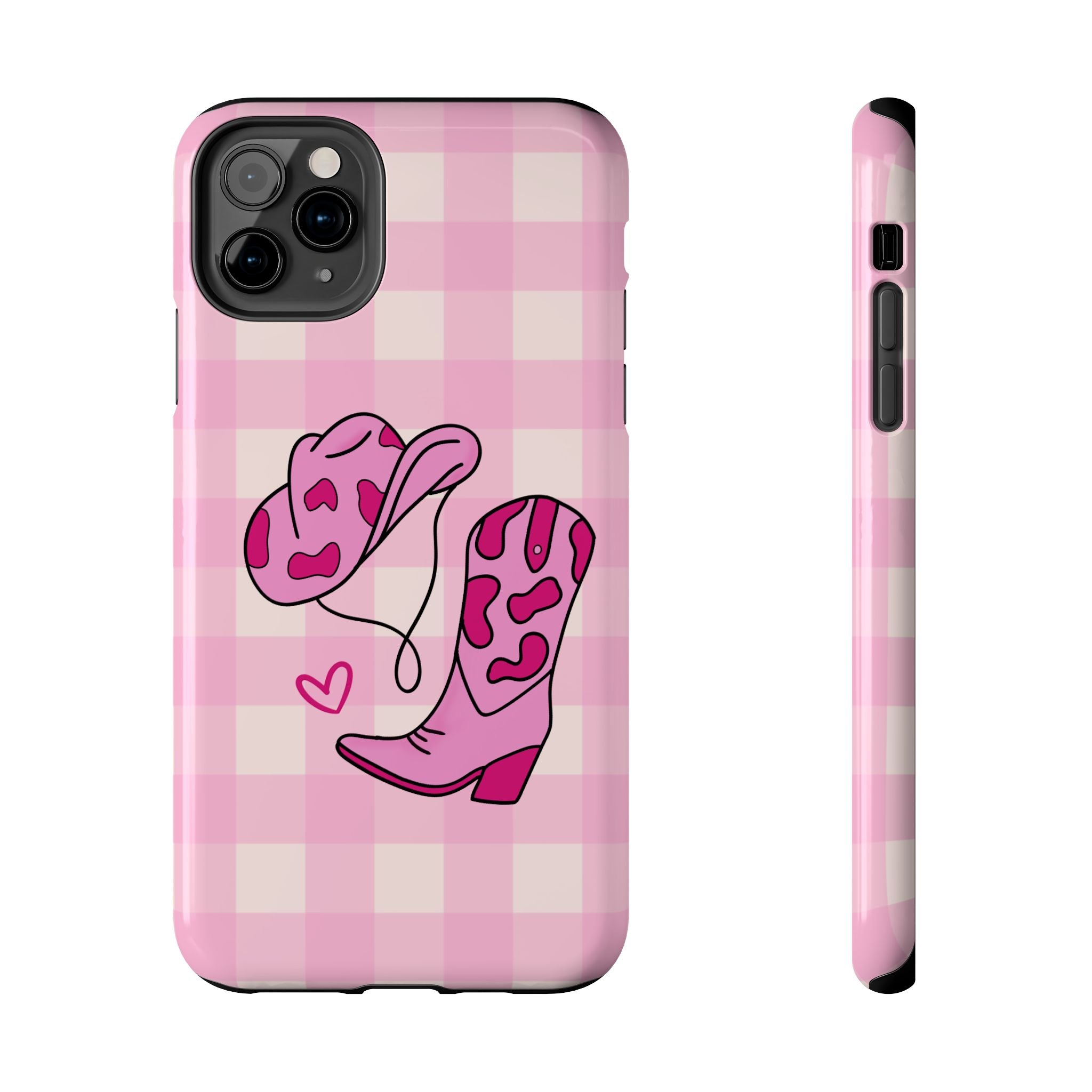 Pink Cowgirl Boots Phone Case