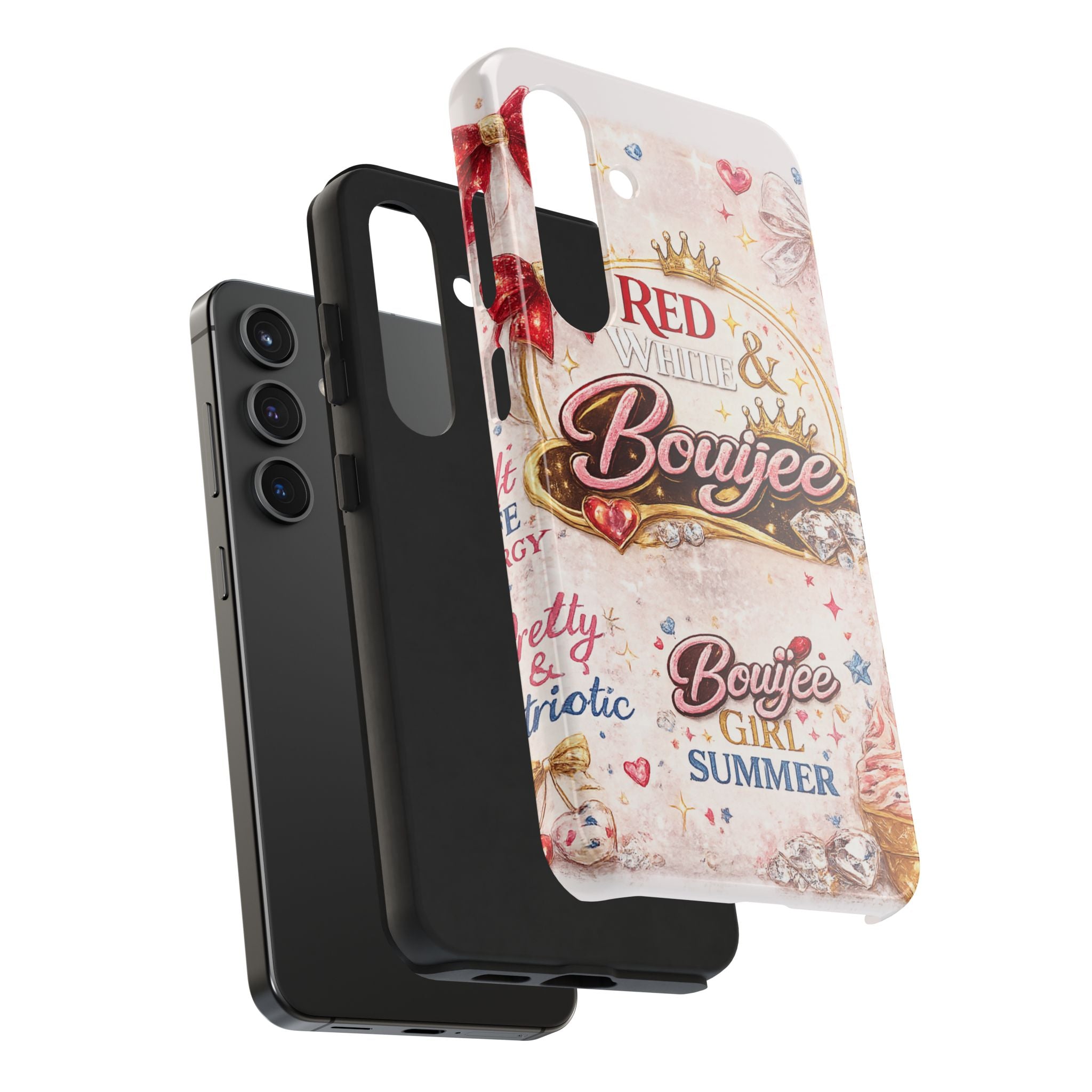 Red White & BouIjee Junk Phone Case