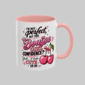 Bouijee Girl Confidence Coffee Mug — Cute Cherry Accent 11oz