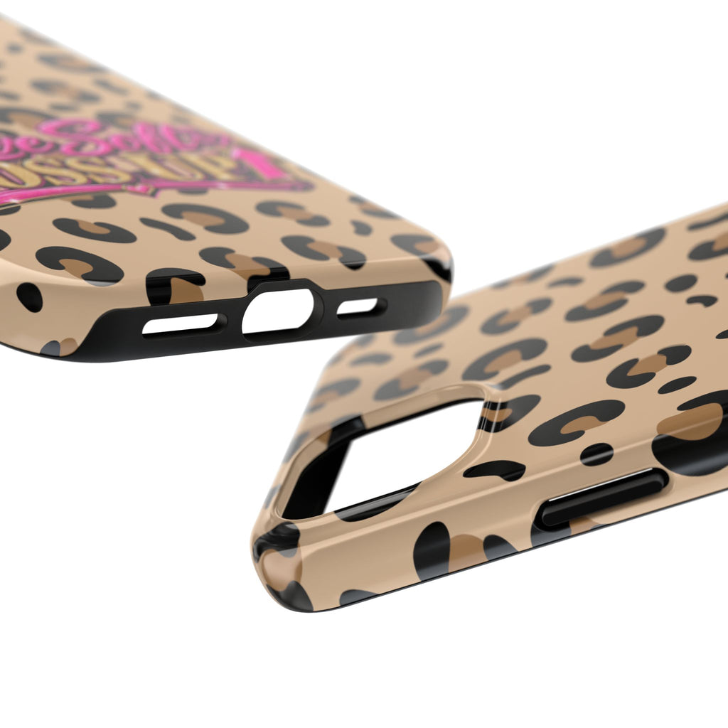 Live Soft Boss Up Leopard Phone Case