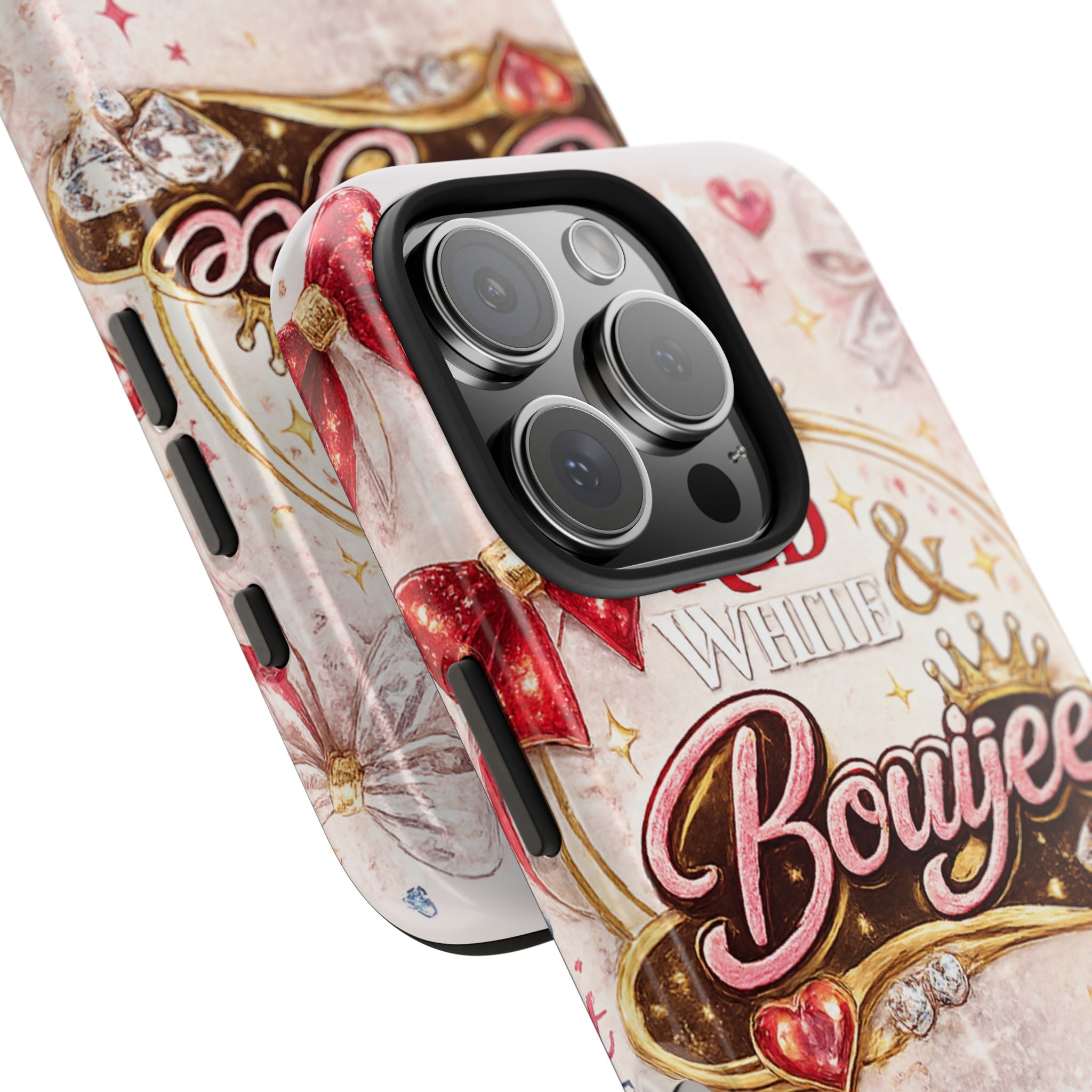 Red White & BouIjee Junk Phone Case