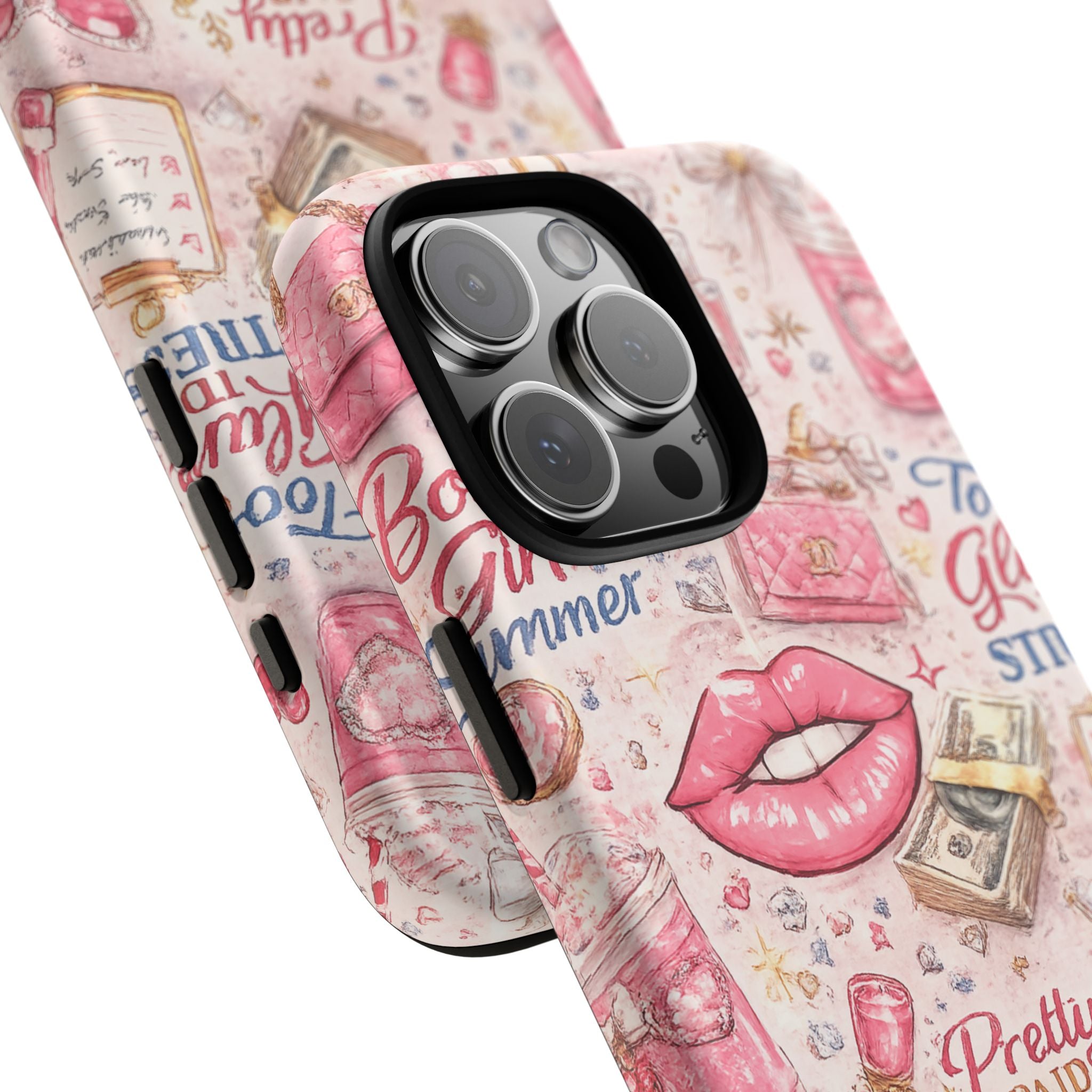 Pink Pretty and Boujee Junk Phone Case
