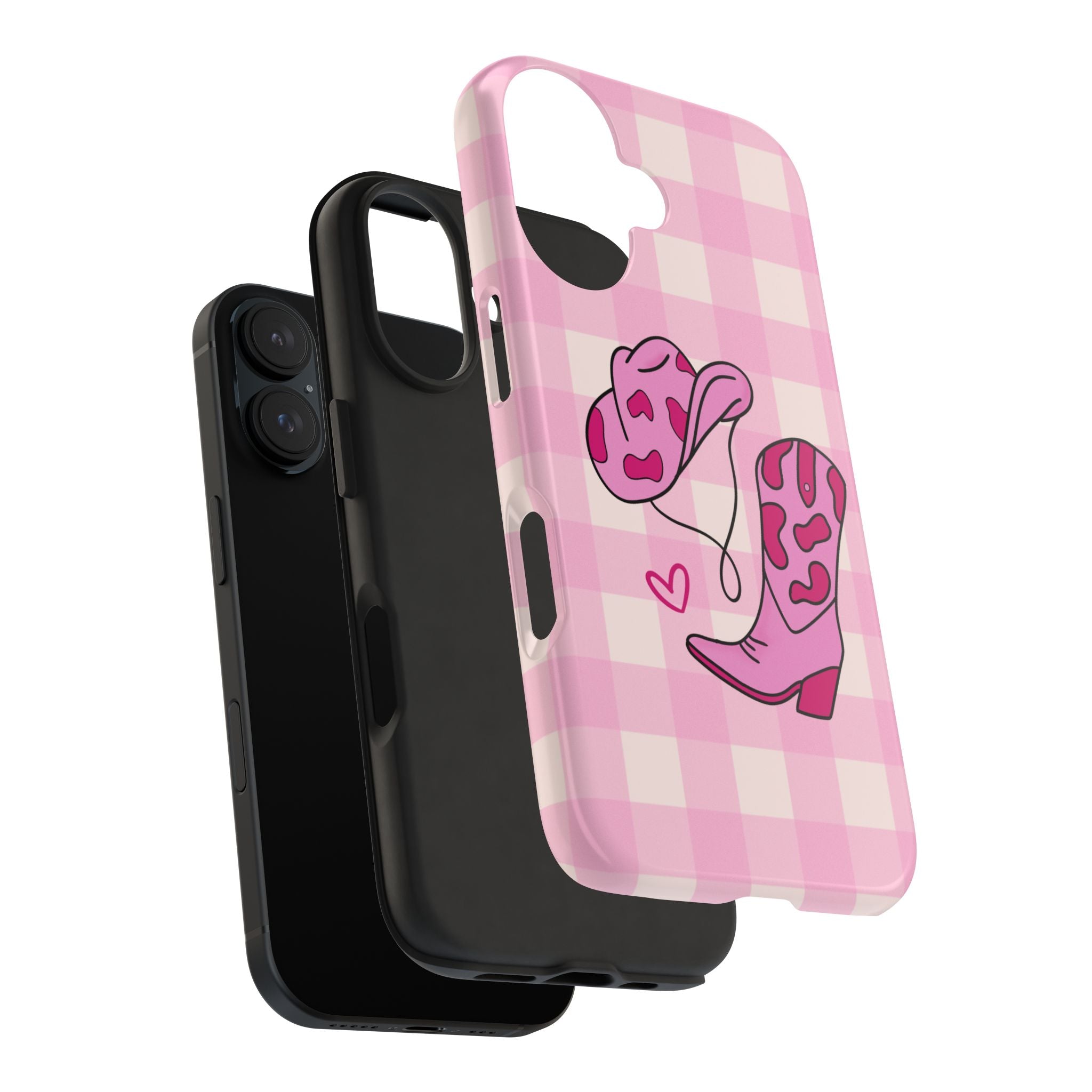Pink Cowgirl Boots Phone Case