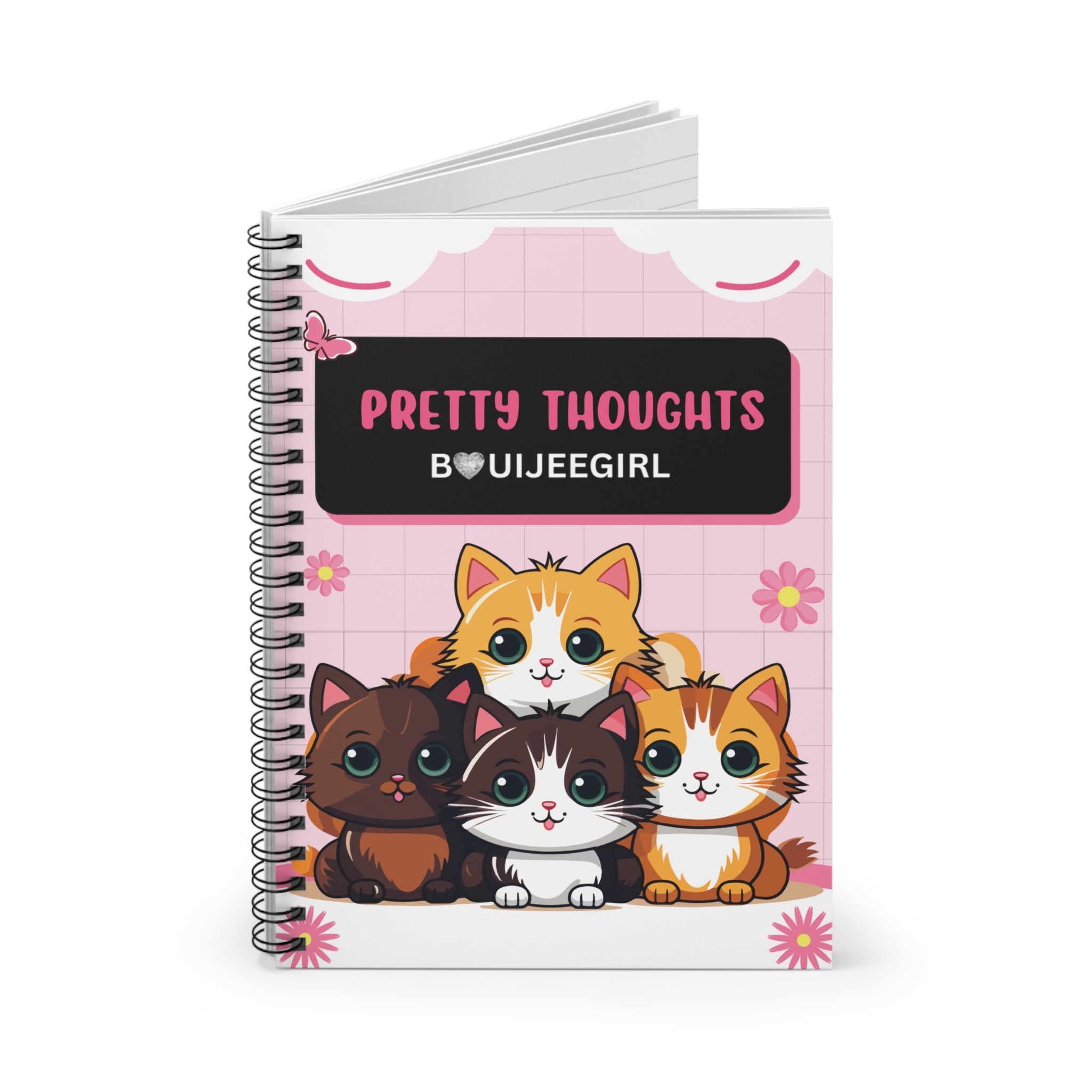 Pretty Thoughts Spiral Notebook