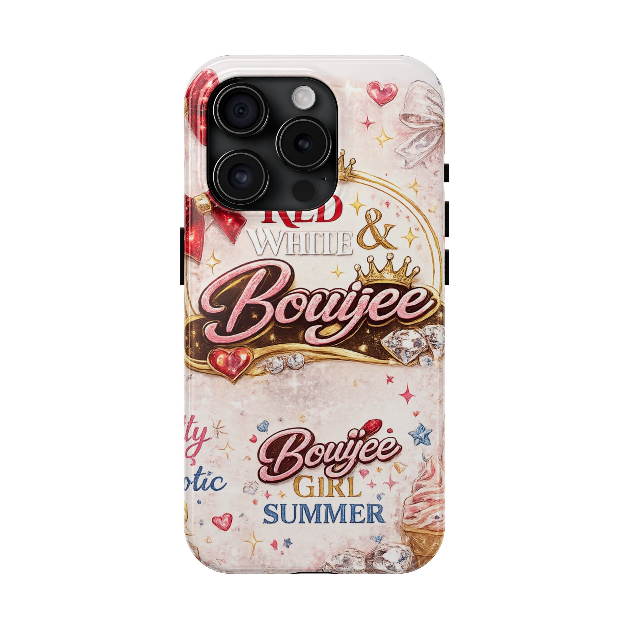 Red White & BouIjee Junk Phone Case