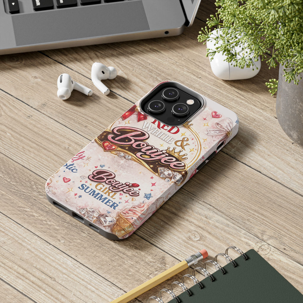 Red White & BouIjee Junk Phone Case