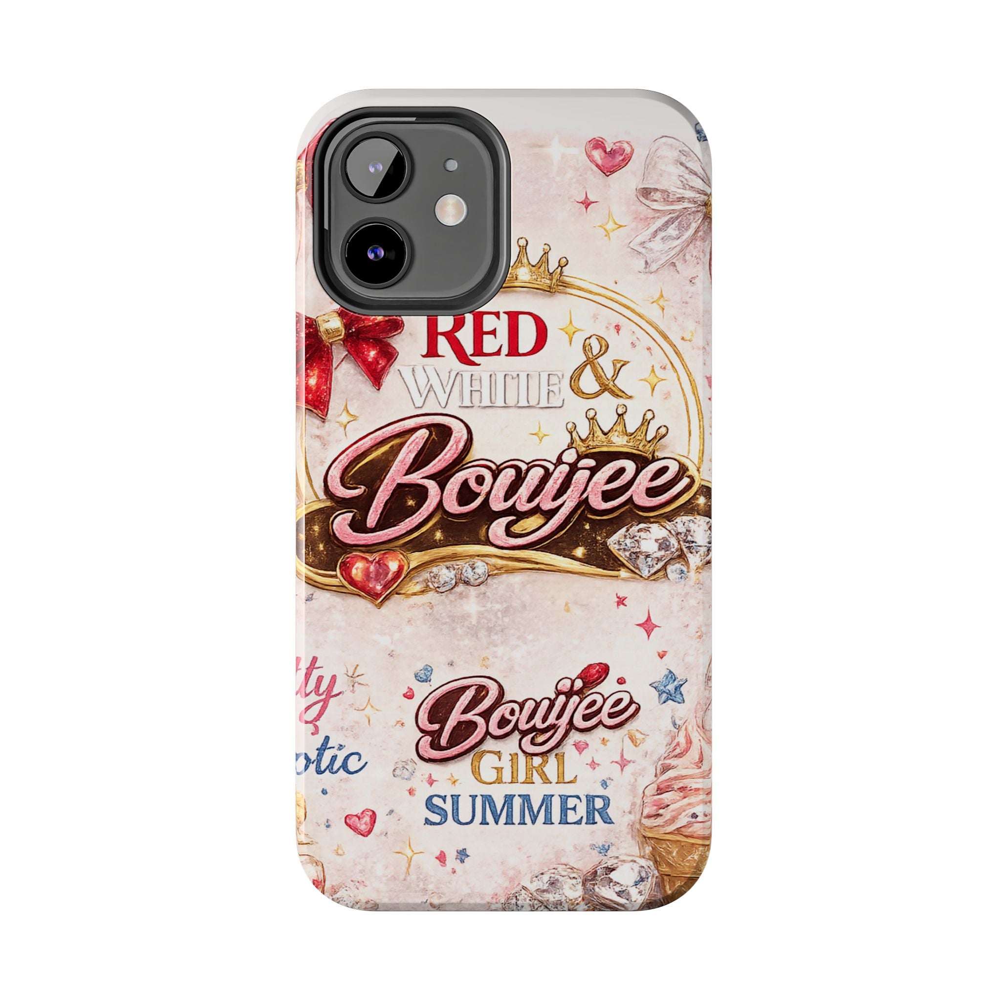 Red White & BouIjee Junk Phone Case