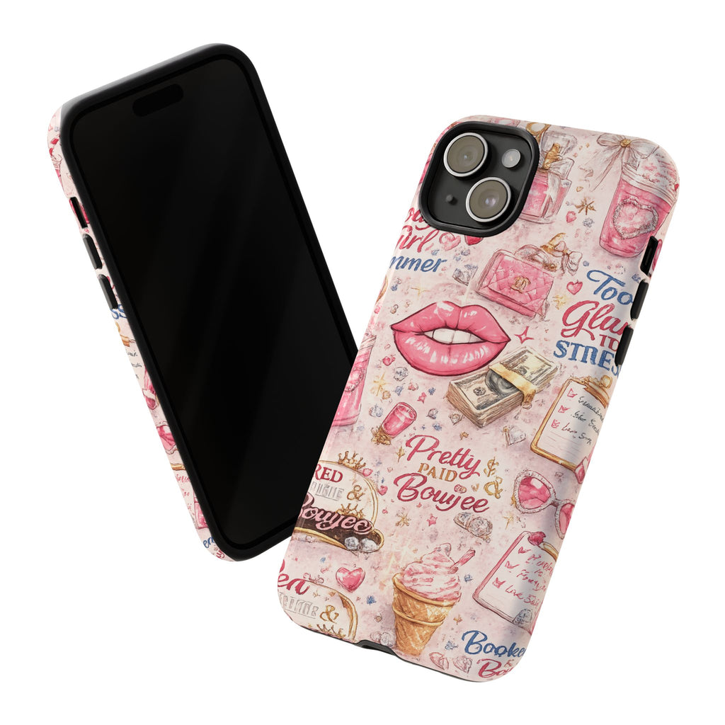 Pink Pretty and Boujee Junk Phone Case
