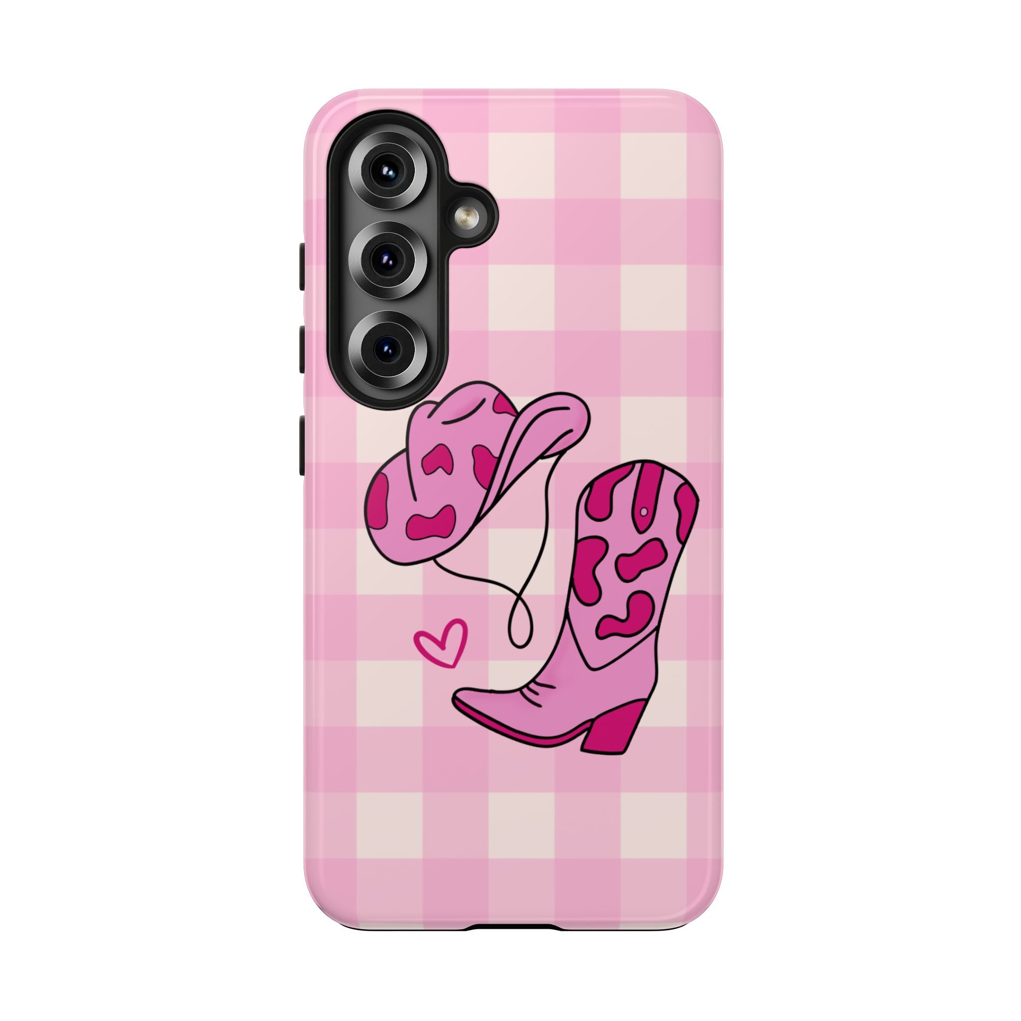 Pink Cowgirl Boots Phone Case